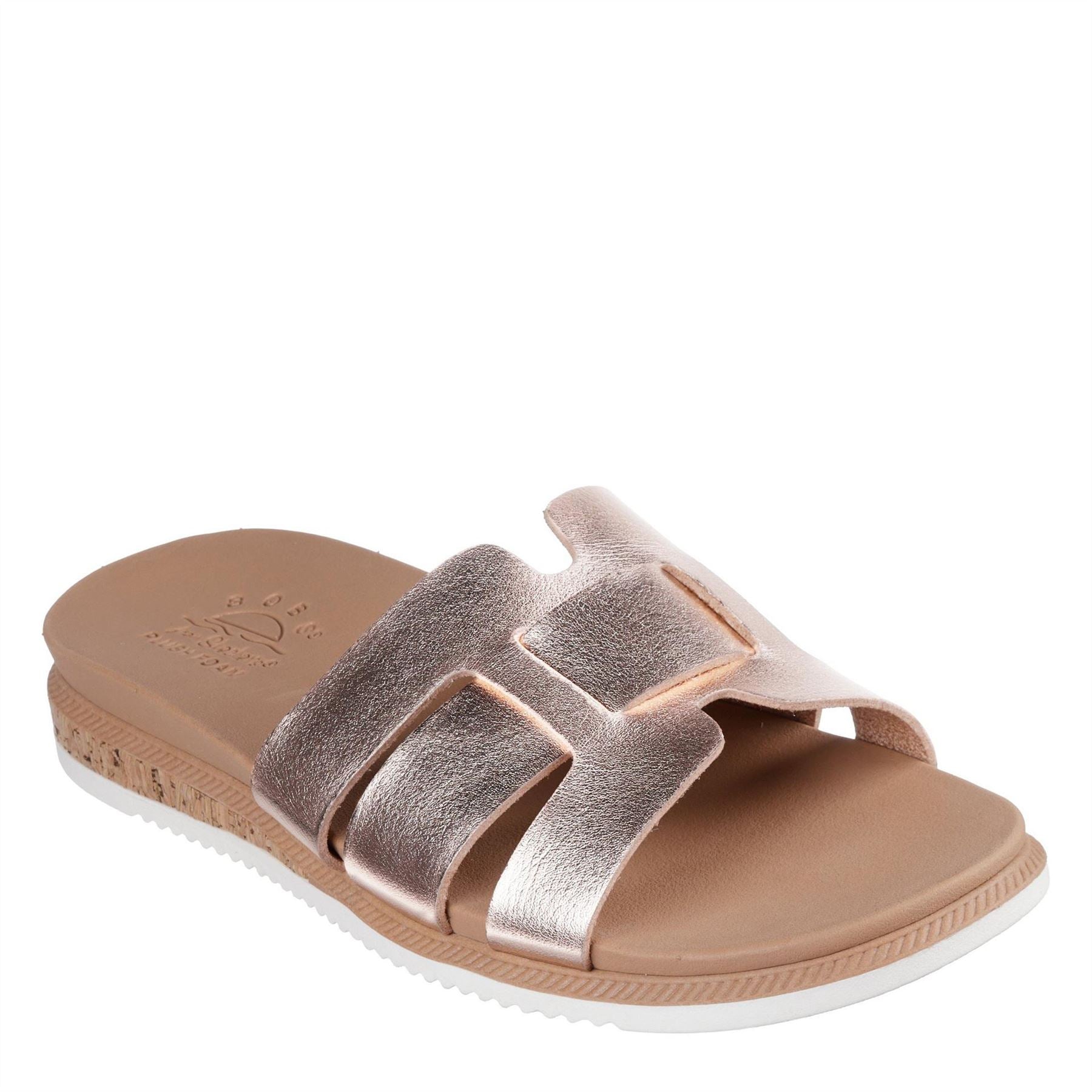 Skechers Womens Kiss Low Flat Sandals