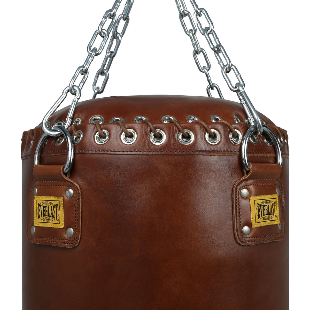 Everlast Pro Leather Heavy Punching Bag Vintage Brown 45kgs