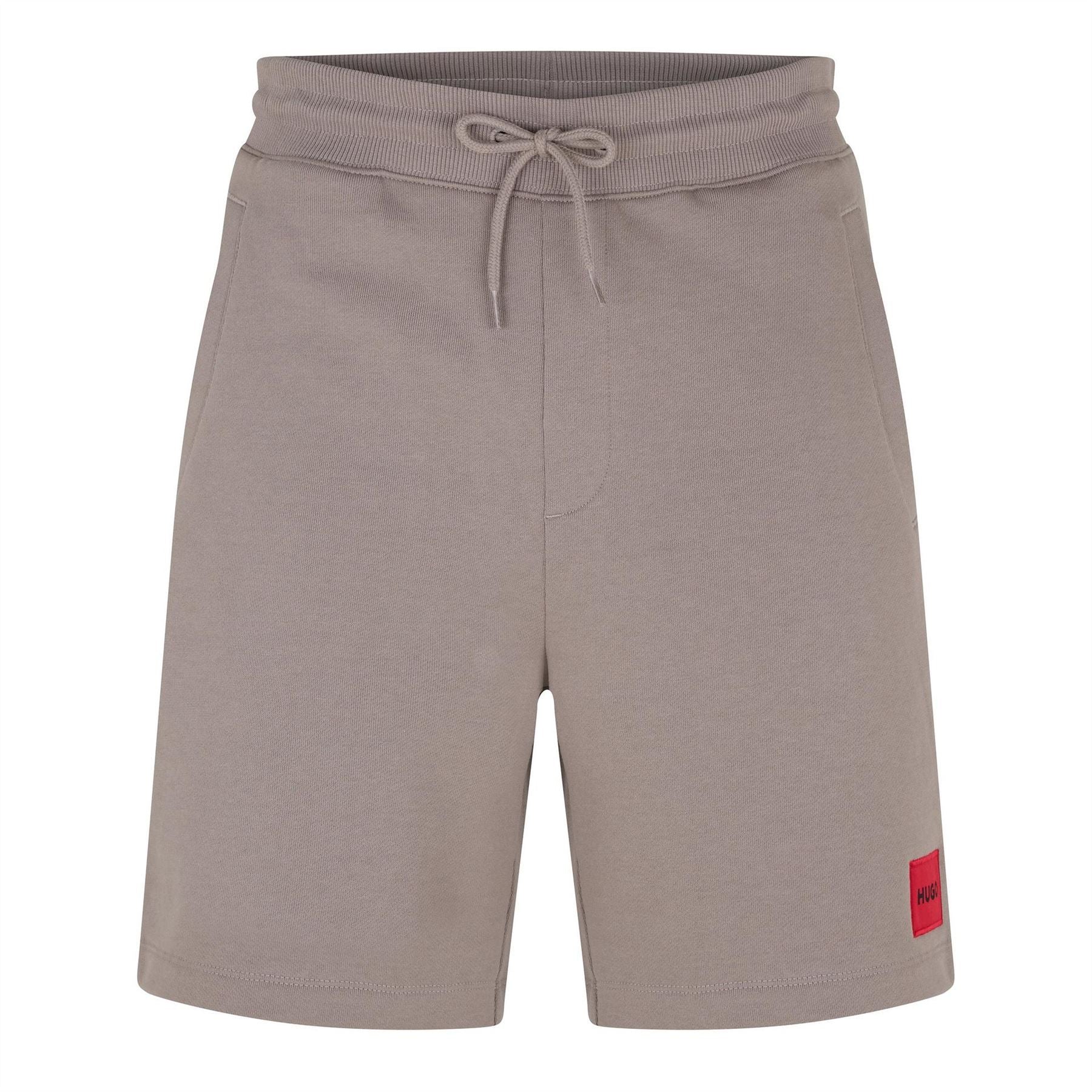 Hugo HUGO Jogger Fleece Shorts with Logo Detail   Soft Cotton Blend Jersey