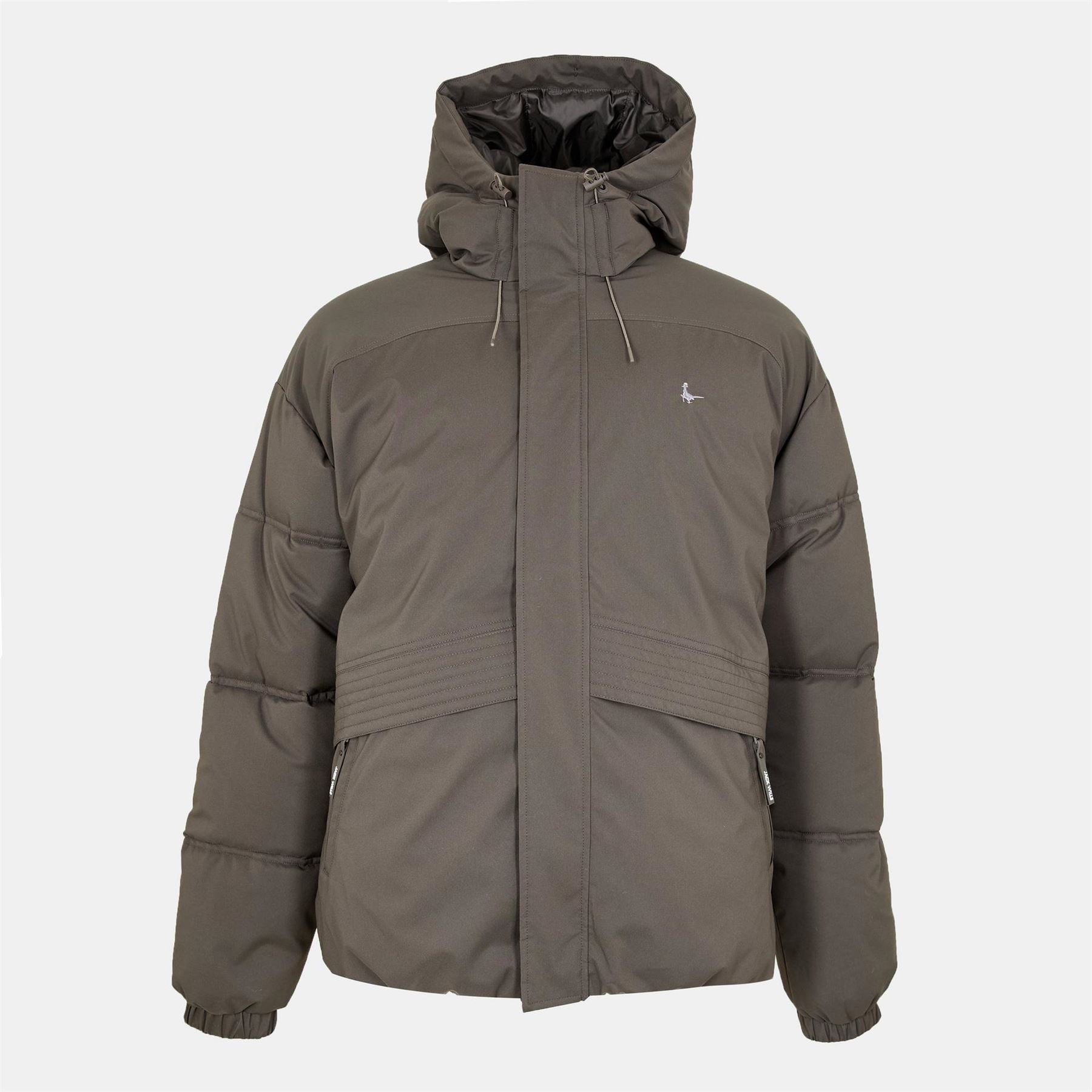 Jack Wills Salcombe Adjustable Hood Short Puffer Jacket