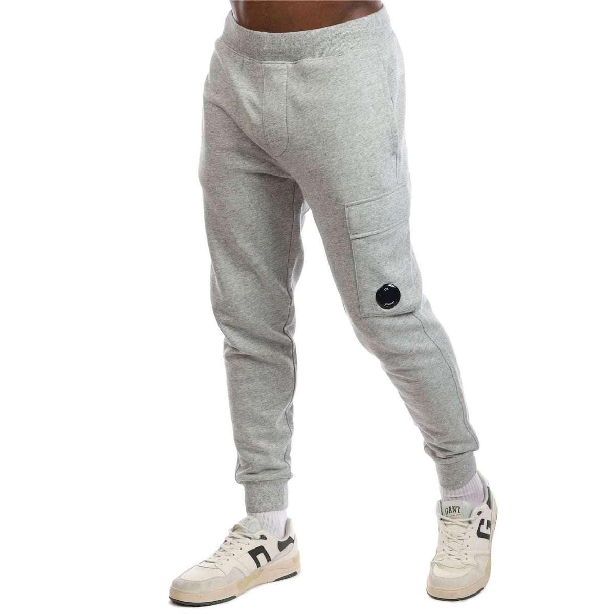 CP Company Diagonal Raised Fleece Lens Cargo Tracksuit Bottoms