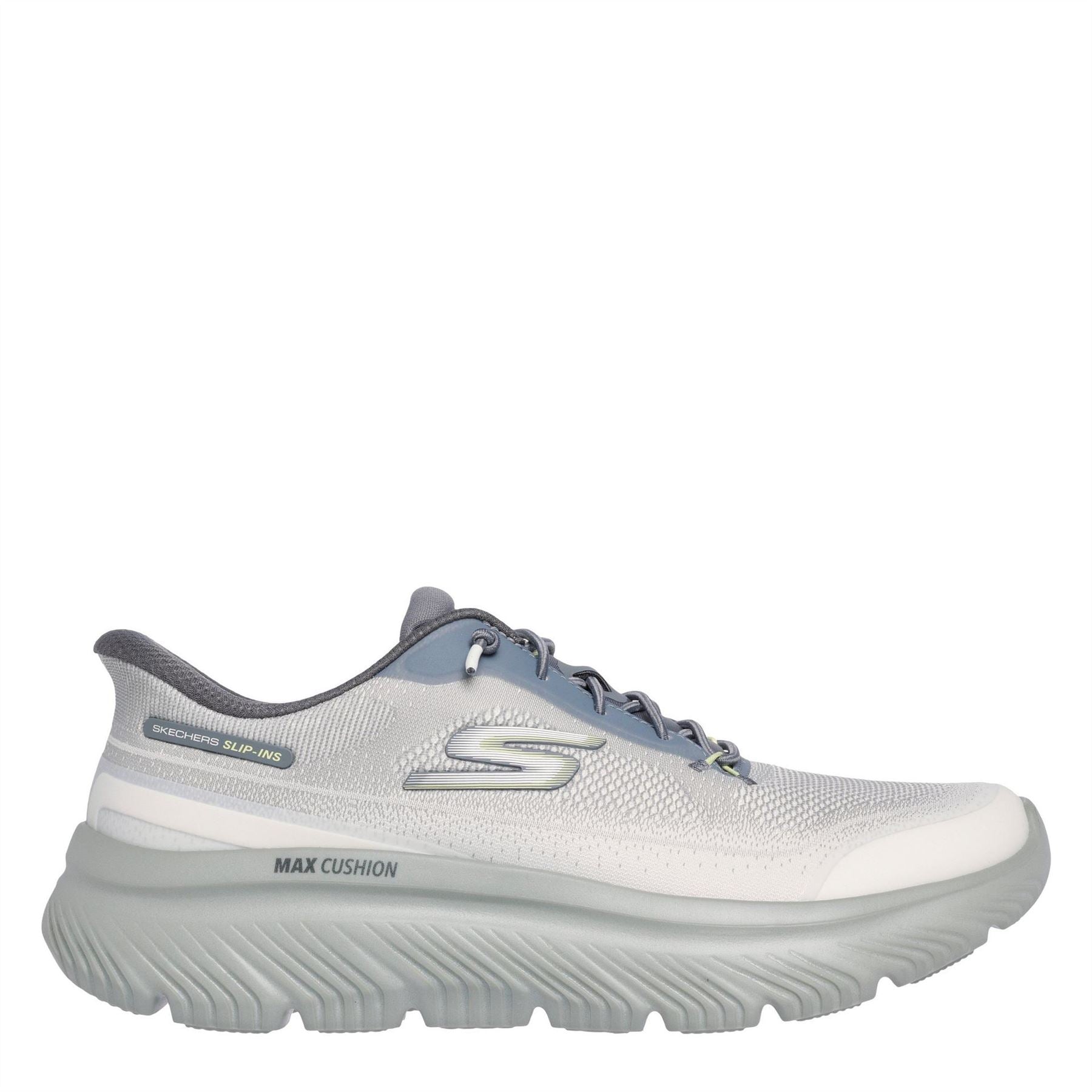 Skechers Mens Walk Max Cushioning Hyper Slip On Trainers