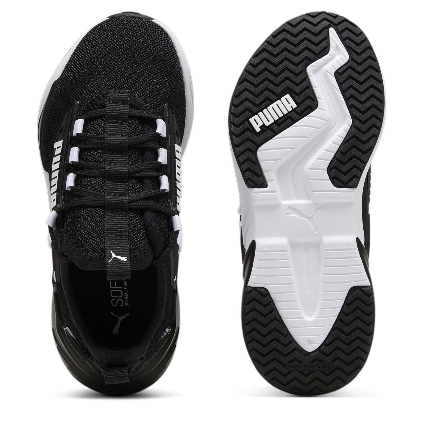 Puma Retaliate 3 Low Top Round Toe Flat Heel Sneakers