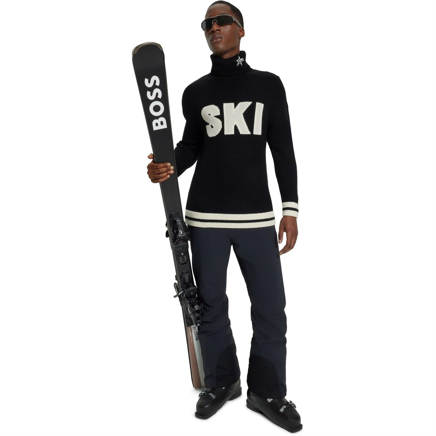 Boss Turtle Neck Long Sleeve Regular Fit Sweater