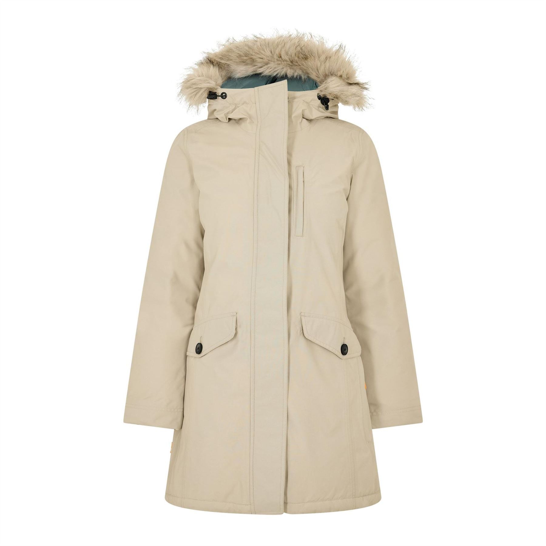 Timberland Solid Patterned Waterproof Parka Coat