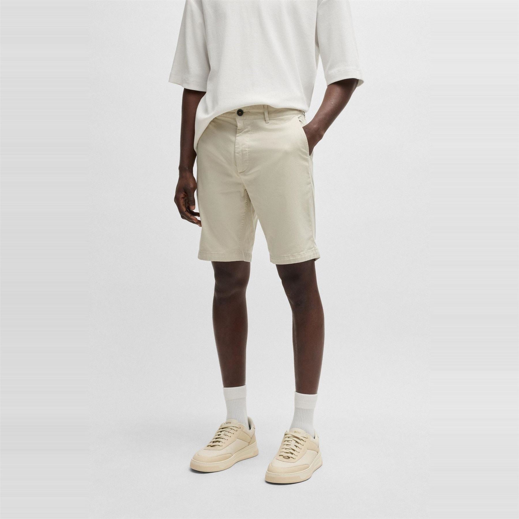 Boss Slim Fit Bermuda Chino Shorts