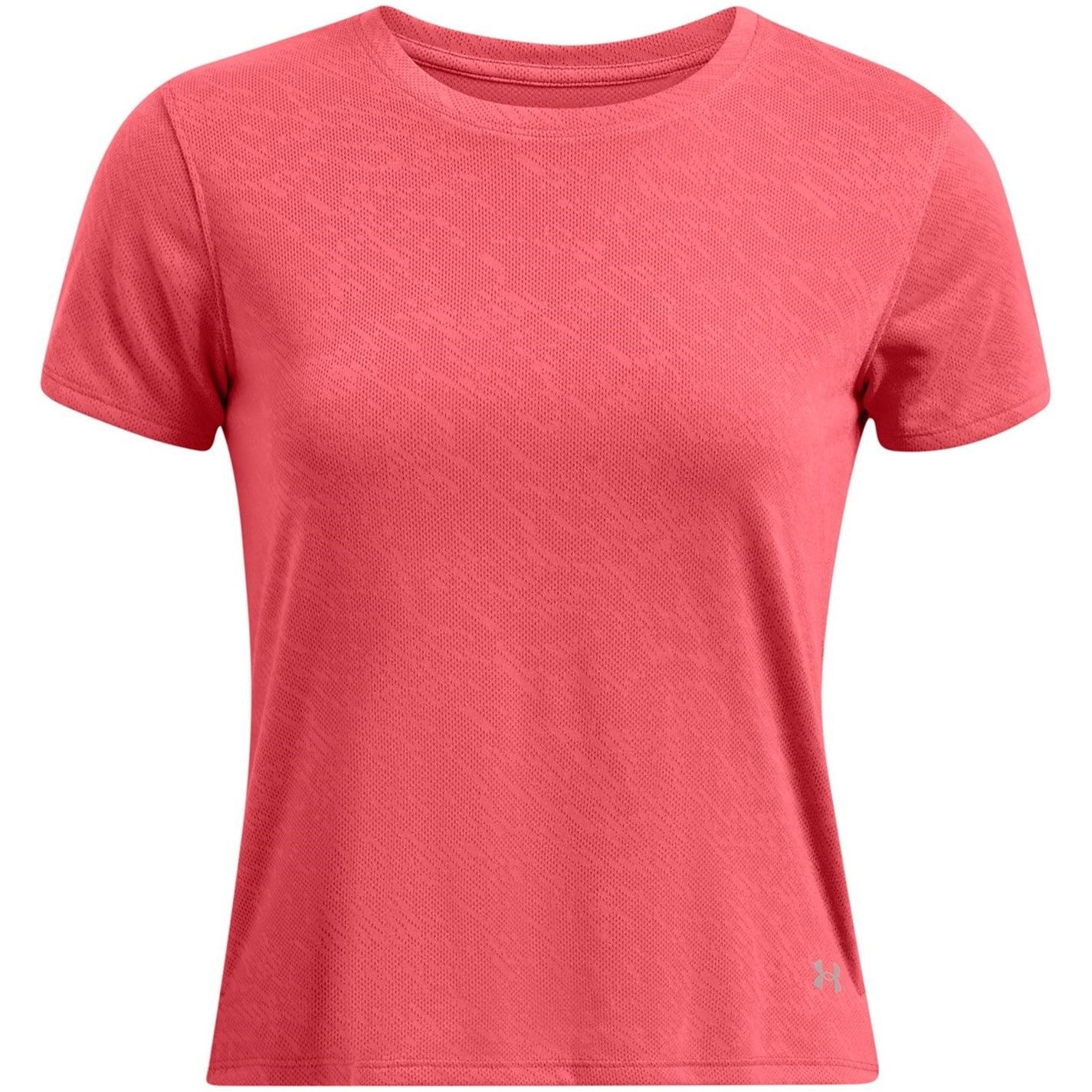 Under Armour Womens Armour Ua Launch Camo Shortsleeve Running Top