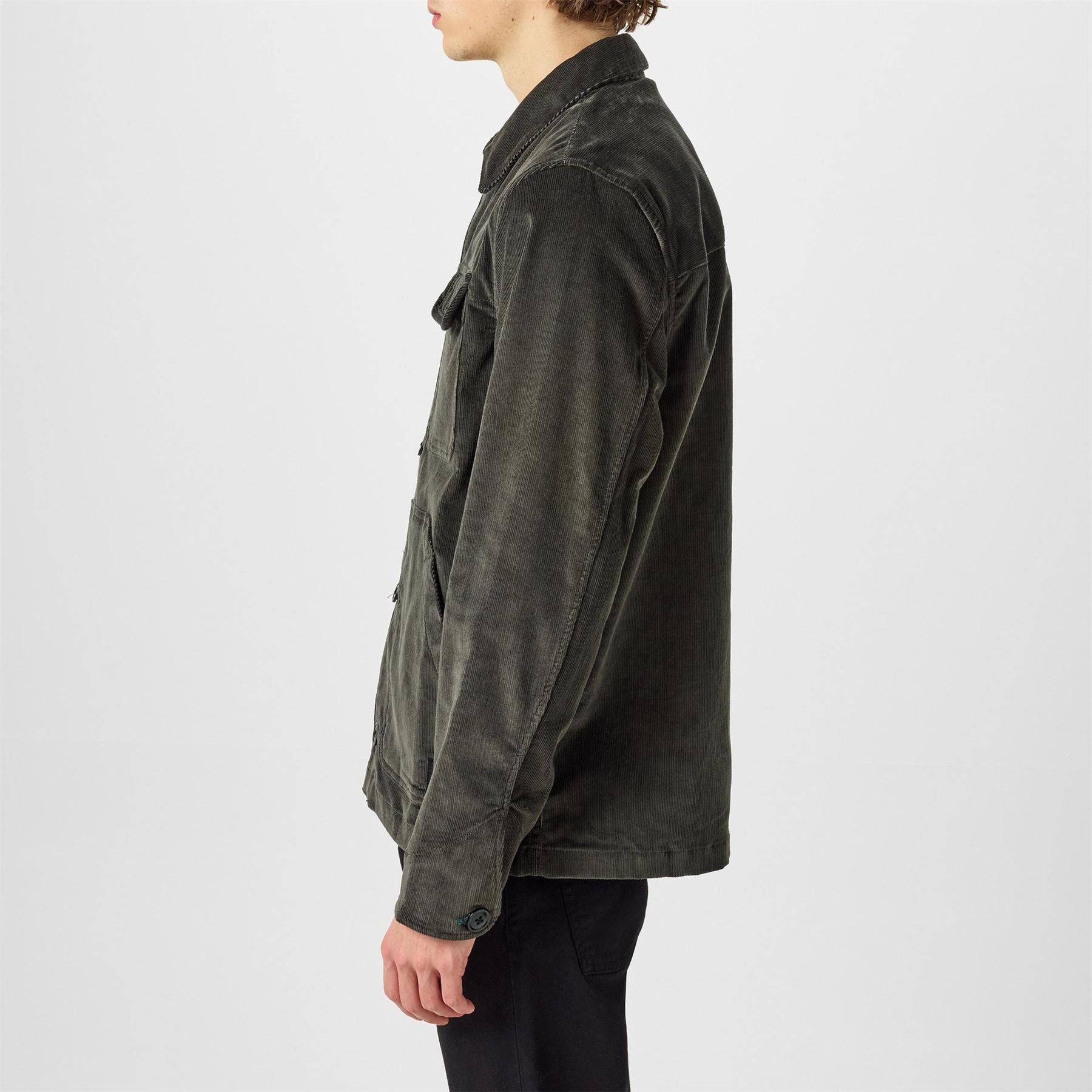 PS Paul Smith Corduroy Shirt Jacket Organic Cotton Long Sleeve Overshirt
