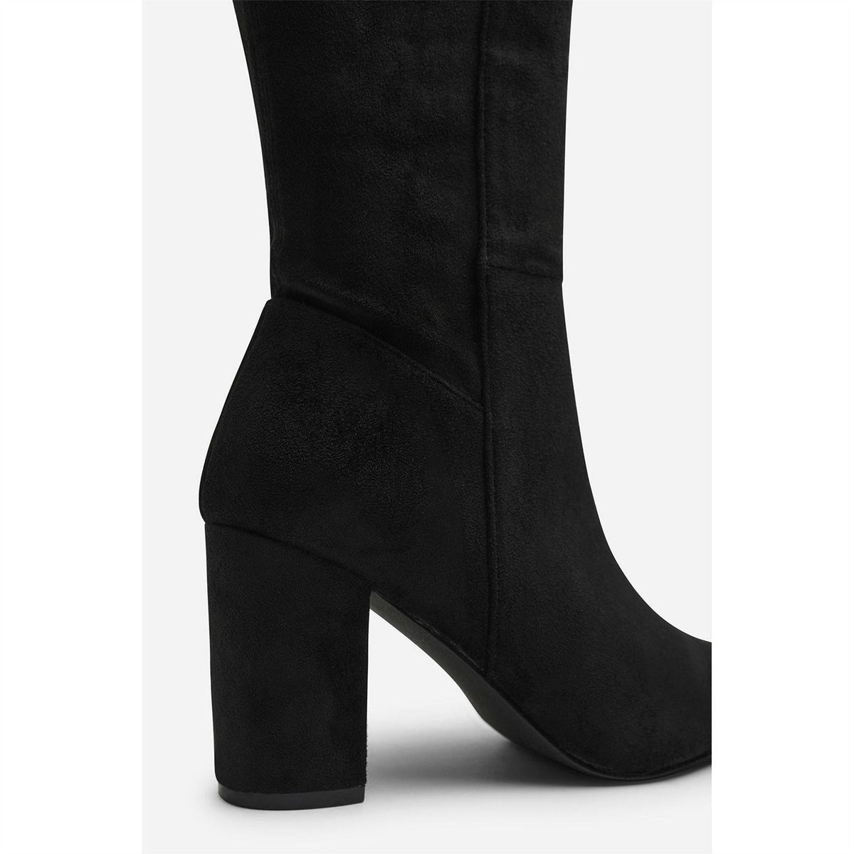 Wheres That From Stretch Knee High Pointed Boots