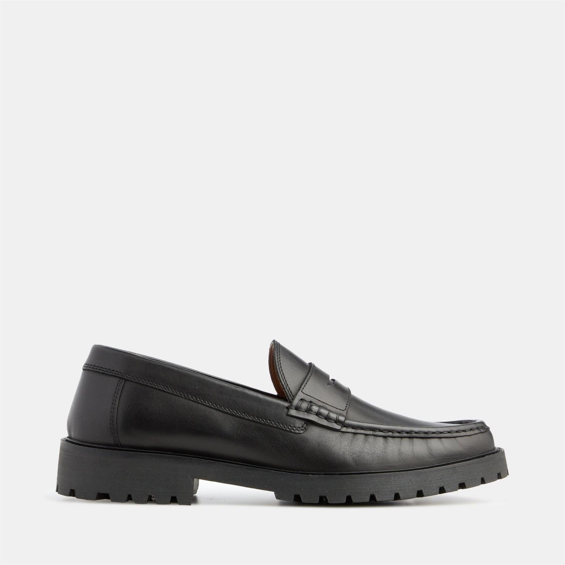 Dune London Lo Bladen Penny Loafers with Moc Toe