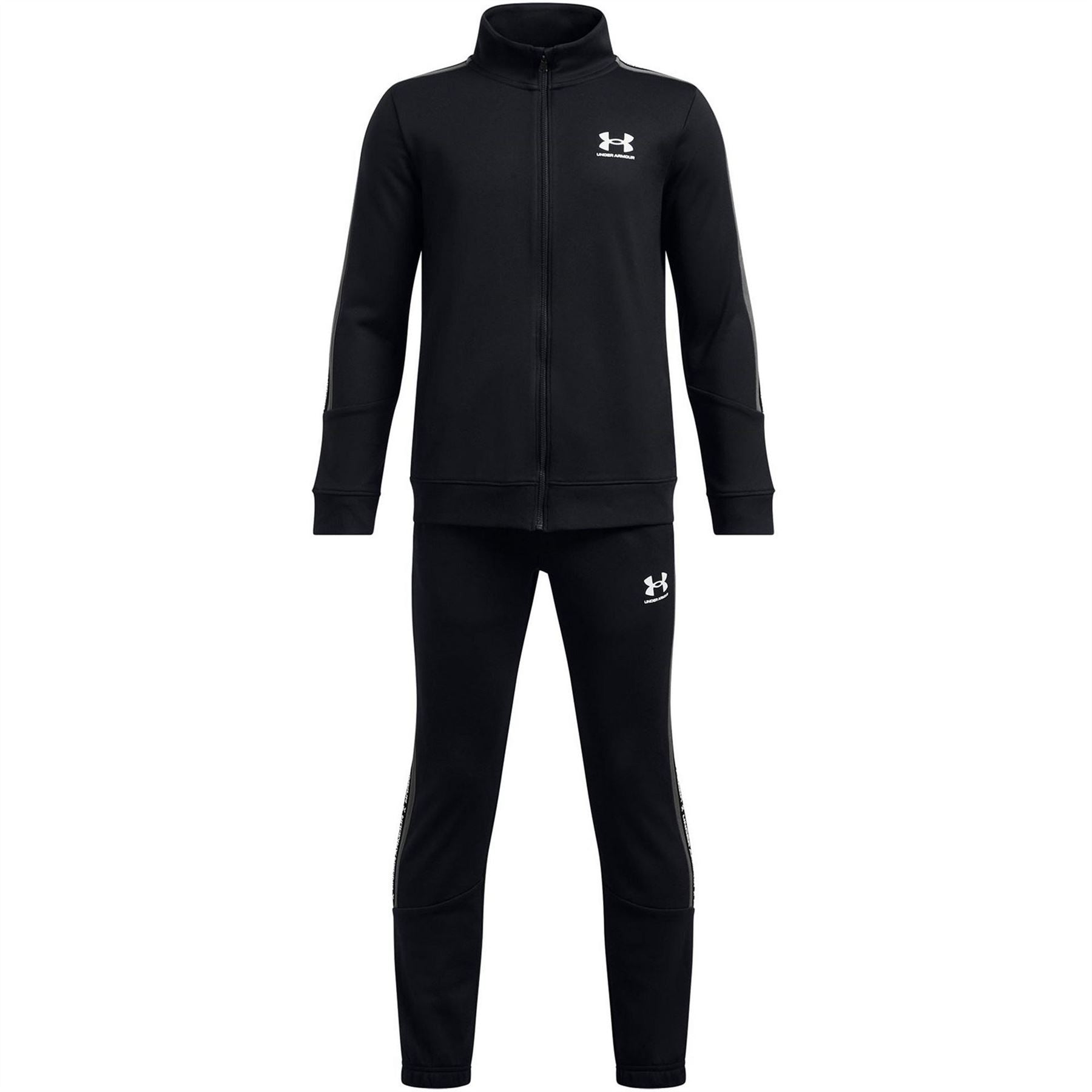 Under Armour Icon Tape Funnel Neck Long Sleeve Full Tracksuit
