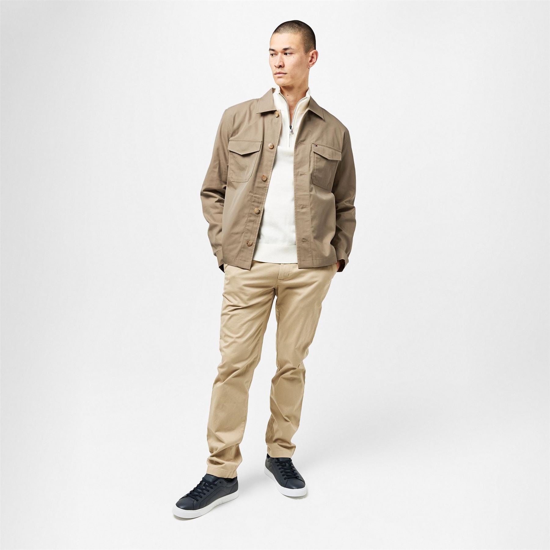 Tommy Hilfiger Cotton Button Through Overshirt