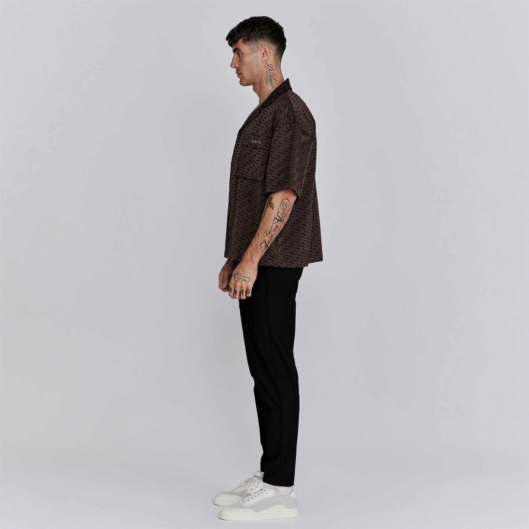 SikSilk Relaxed Fit Short Sleeve Shirt