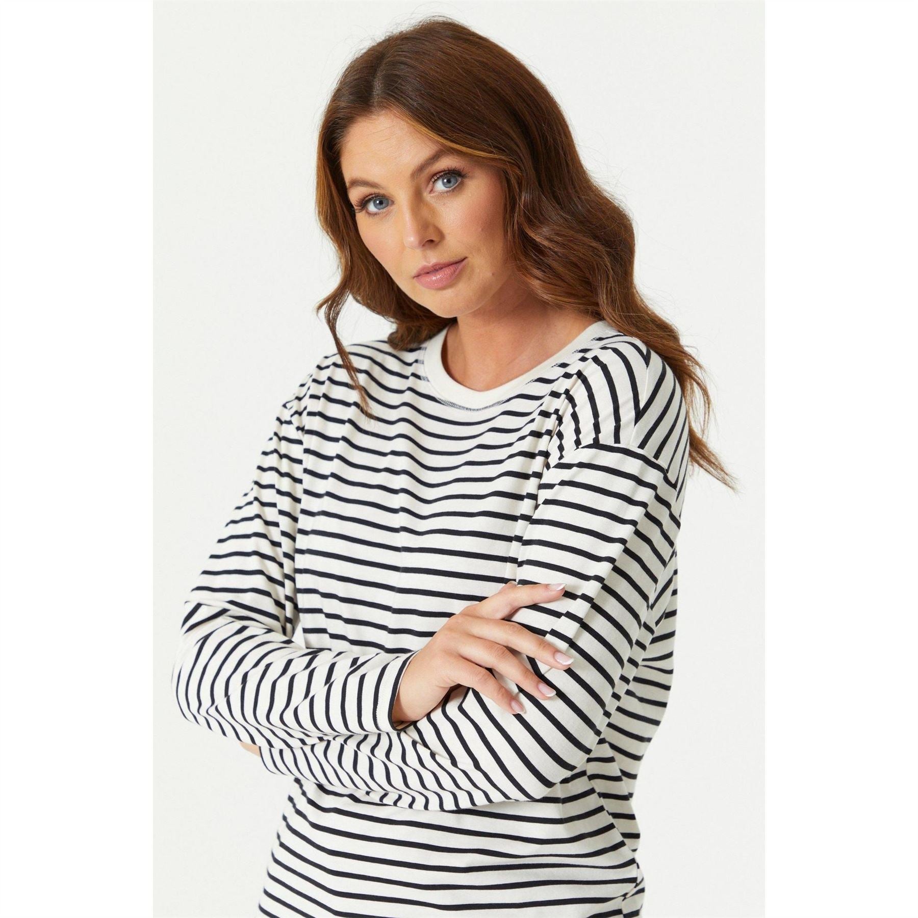 Be You Long Sleeve Stripe T-Shirt