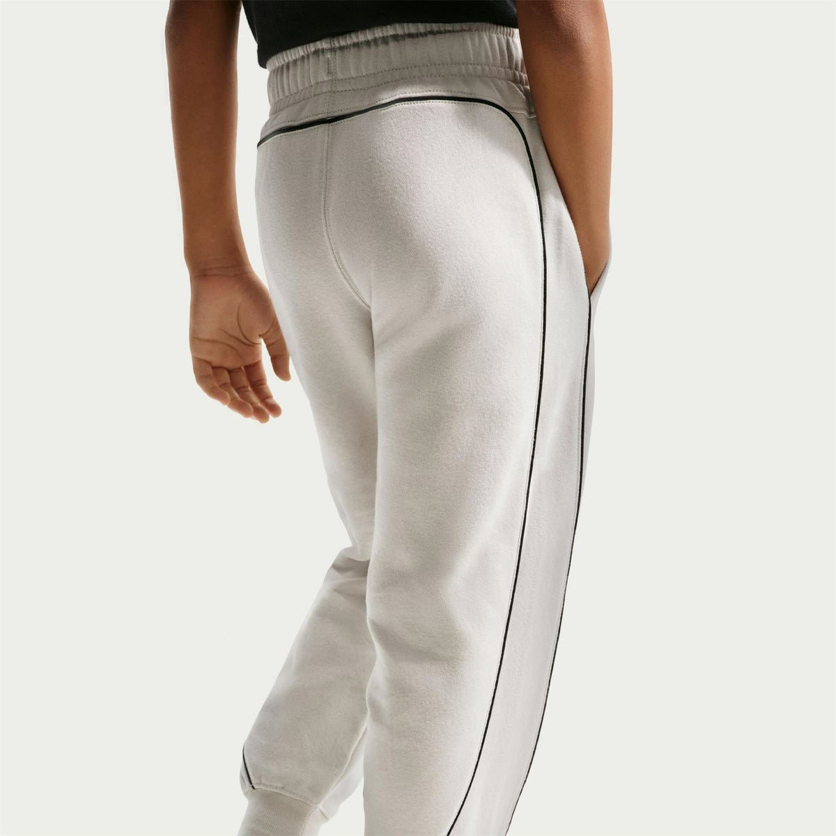 Nike Logo Print Slim Joggers with Side Stripes