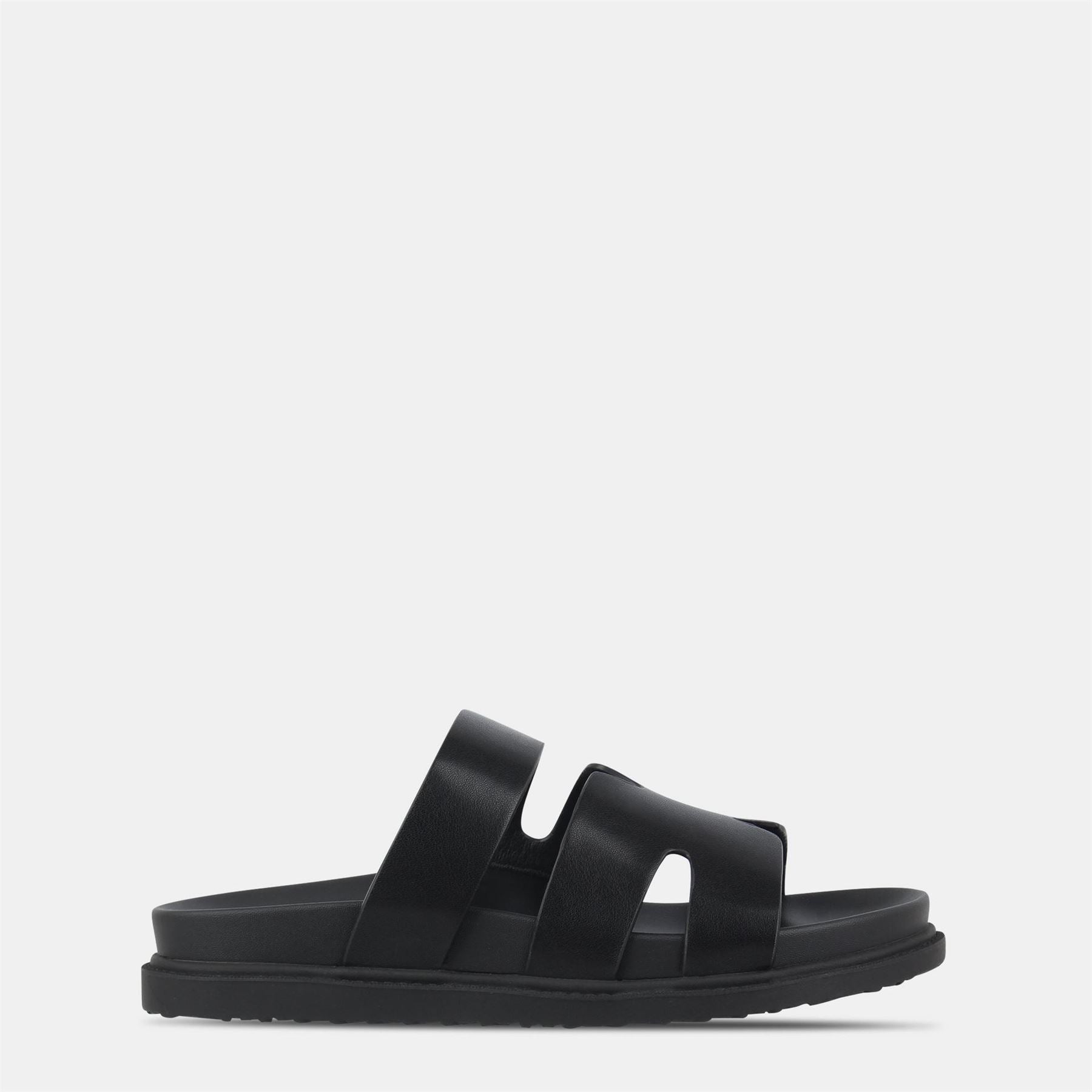 Miso Hermes Open Toe Flatform Slide Sandals