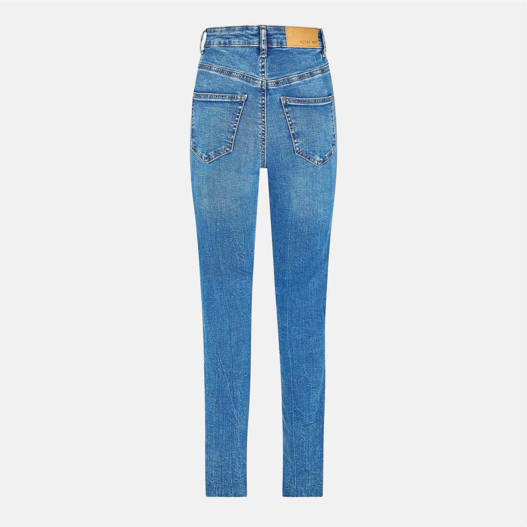 Noisy May Cut Hem Skinny Fit Five Pocket Jeans