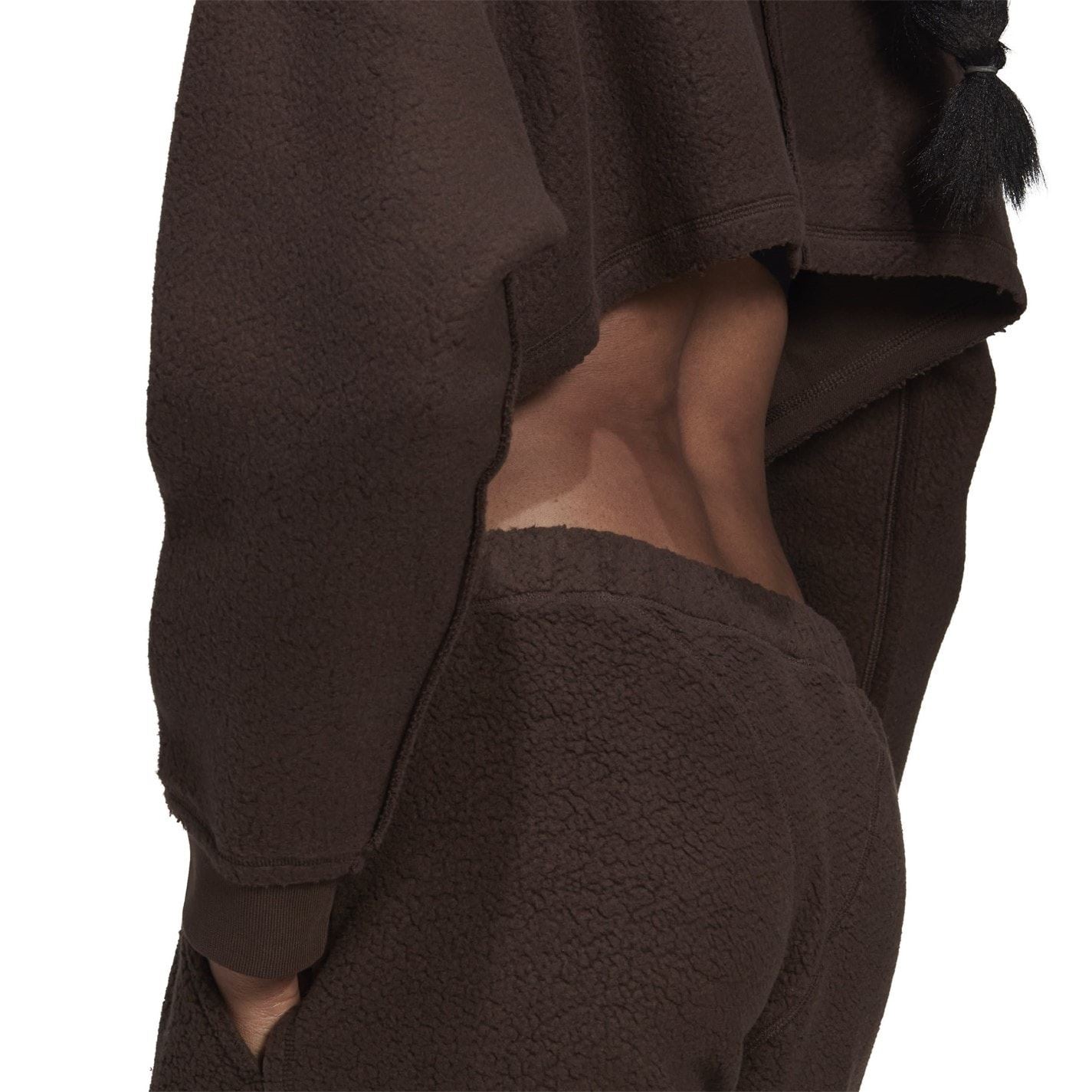 adidas Originals Womens Crop Full Zip Hoodie