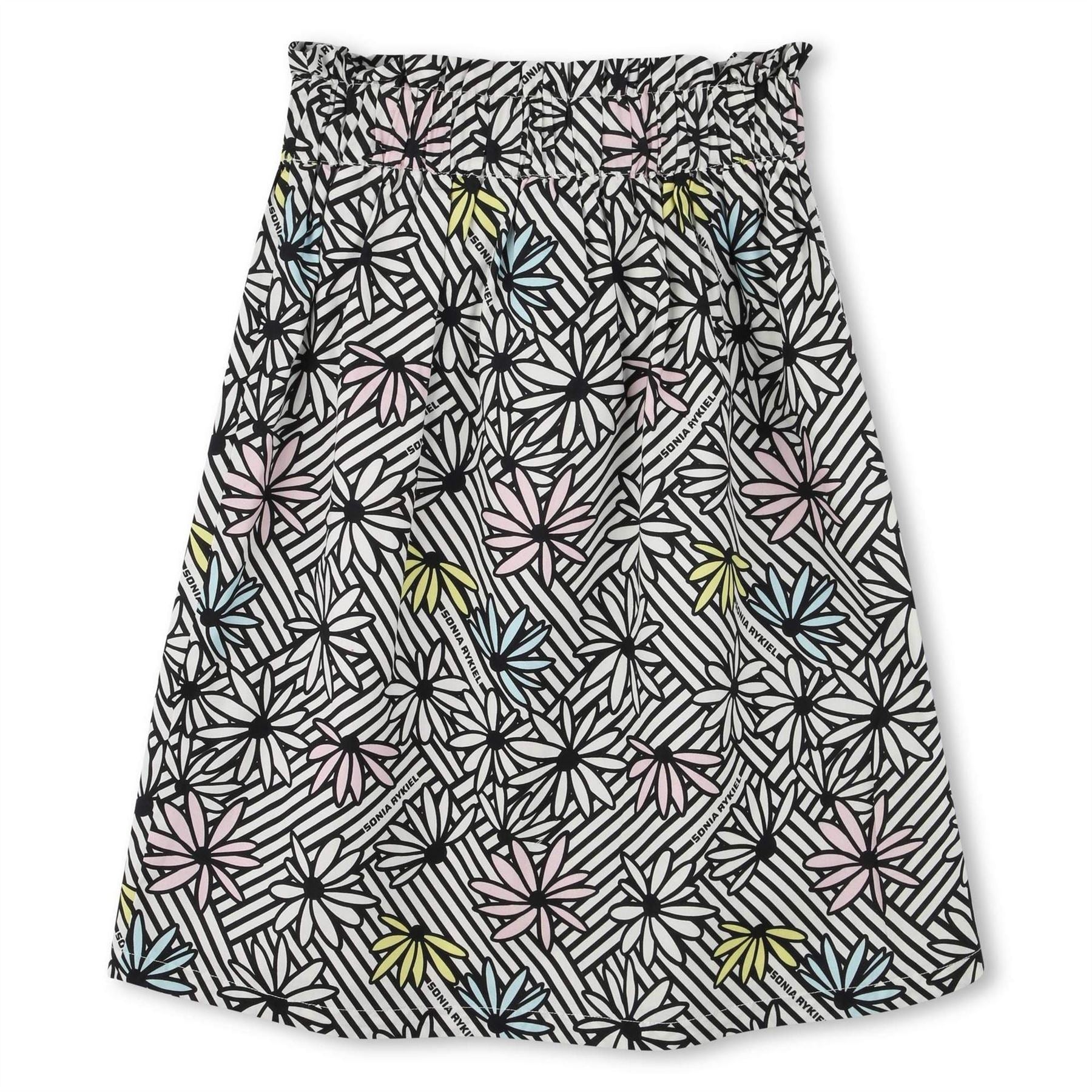 Sonia Rykiel Oap Floral Patterned Skater Skirt