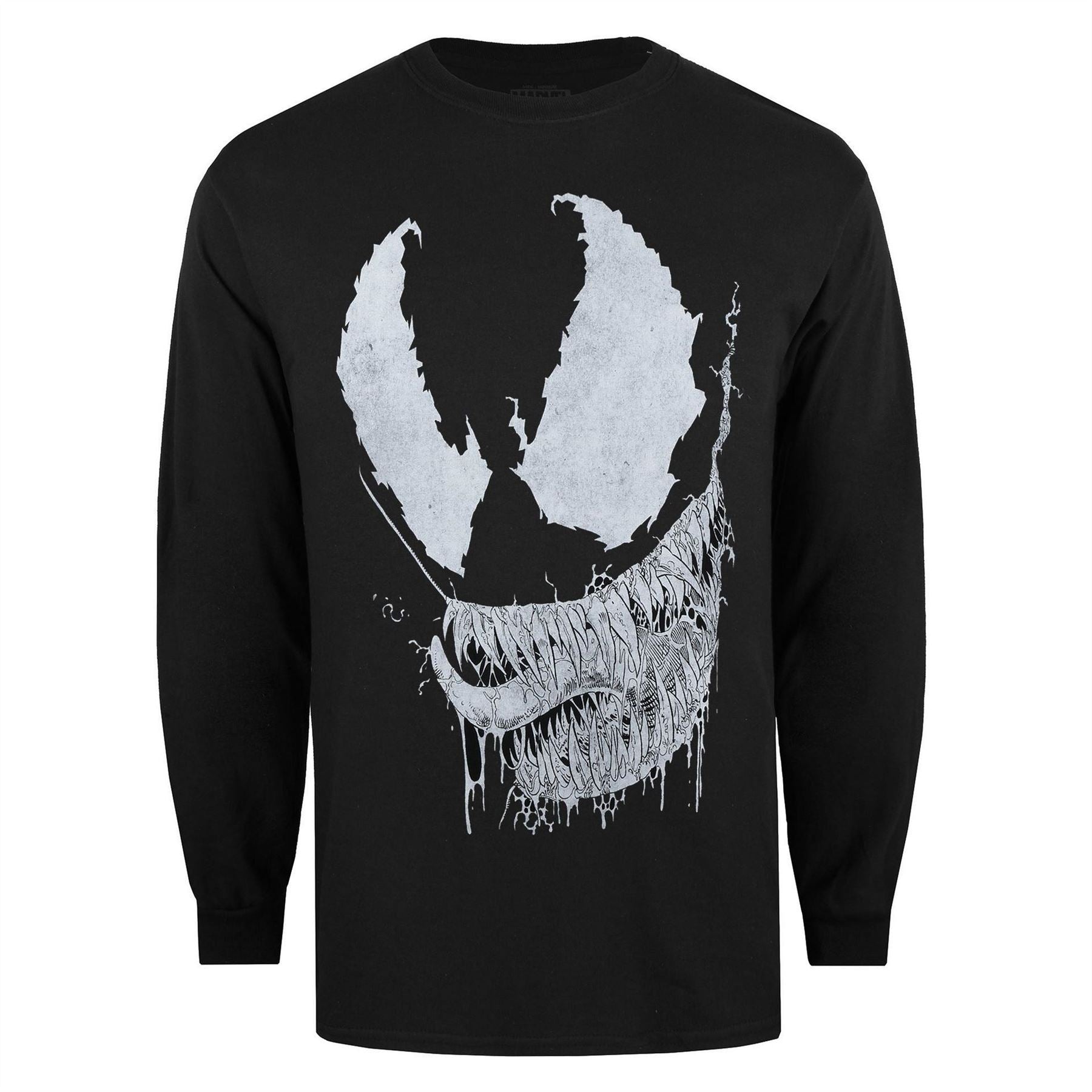 Marvel Comics DC Super Heroes Graphic Crew Neck Long Sleeve T-Shirt