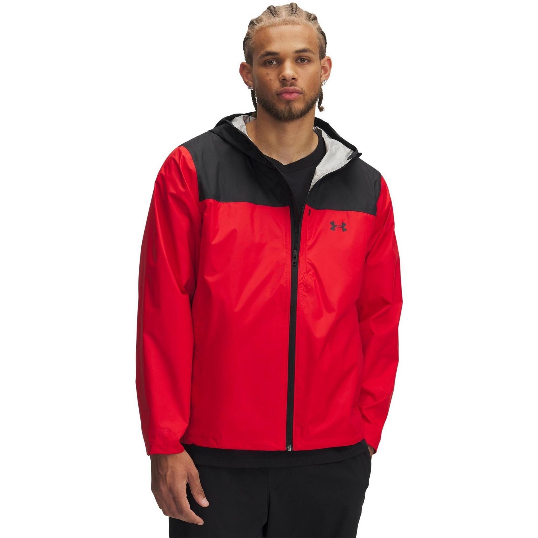 Under Armour Mens Armour Cloudstrike Colorblock Jacket Waterproof Jacket
