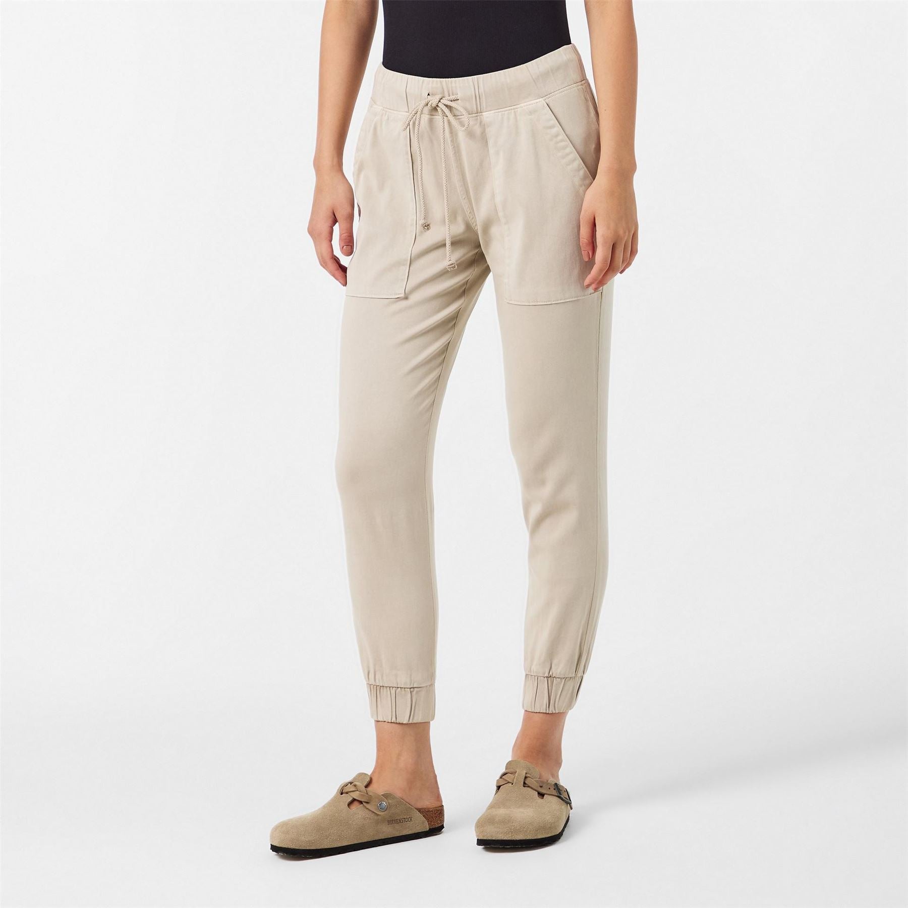 Bella Dahl Pocket Solid Patterned Slim Joggers