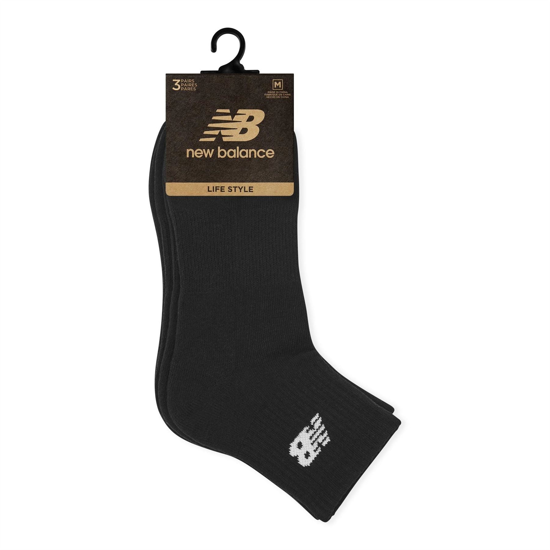 New Balance Everyday Ankle Socks 3 Pack Adults