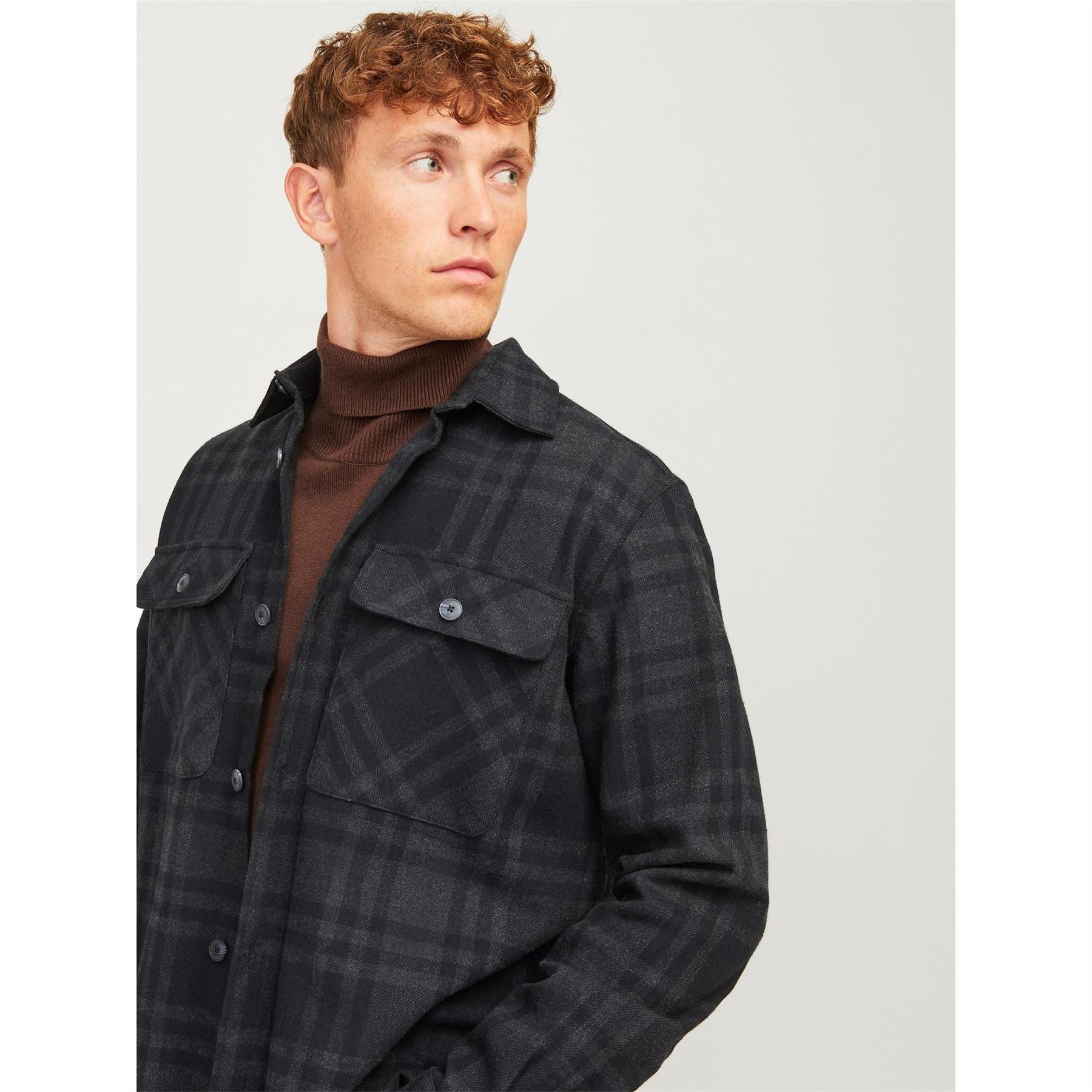 Jack and Jones Raymond Regular Fit Long Sleeve Cuff Shirt