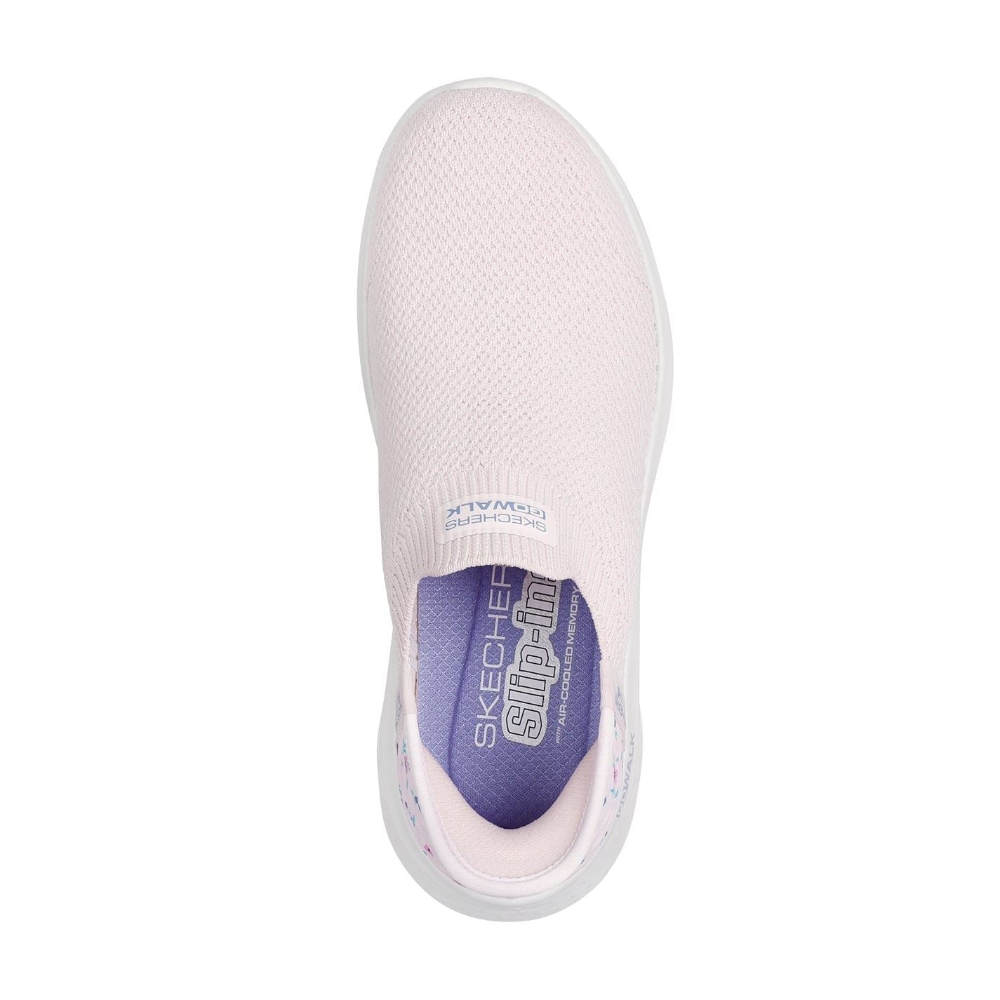 Skechers Go Walk Flex Sunset Rose Slip On Runners