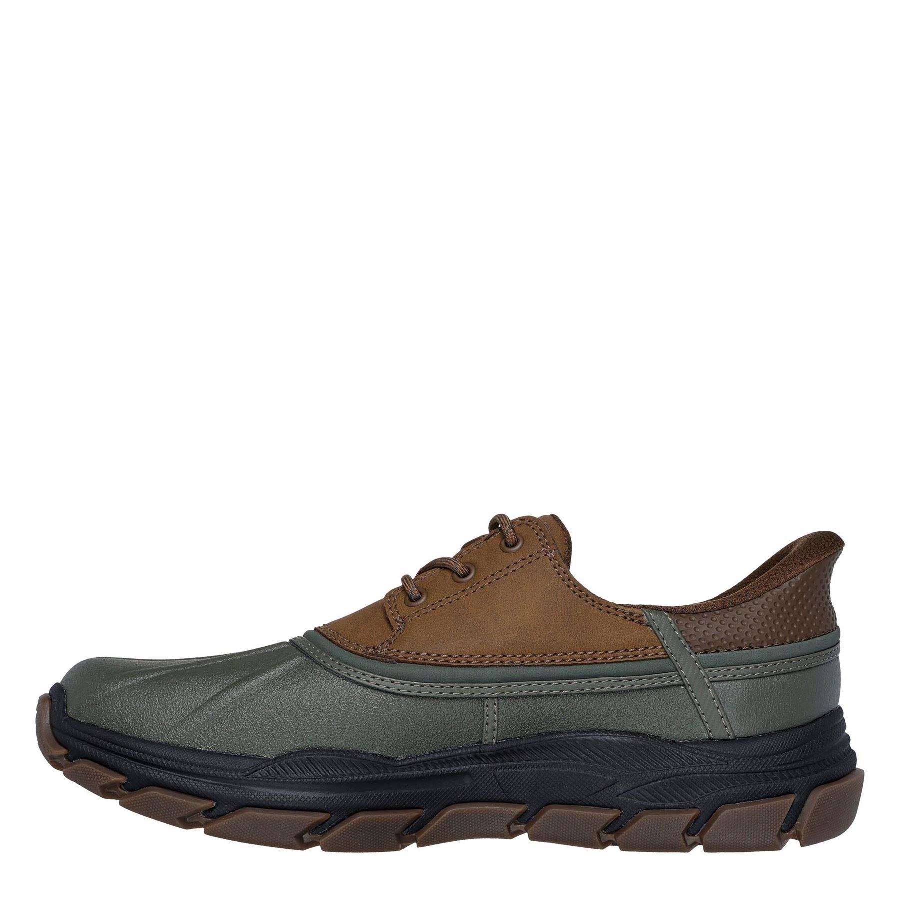 Skechers Mens Deere Slip Ins Waterproof Duck Steel Toe Cap Boots