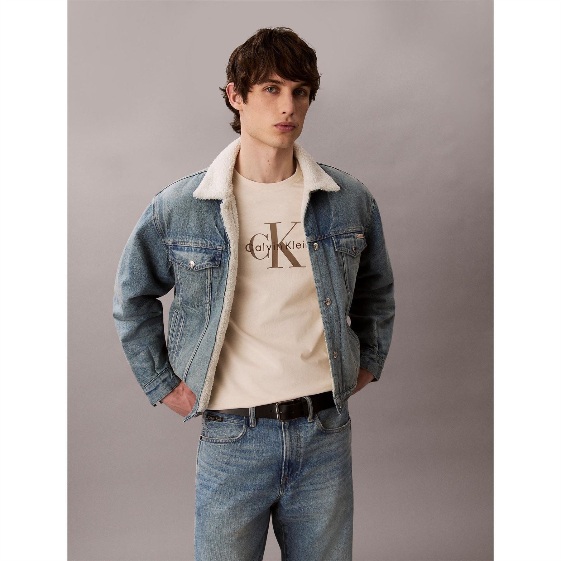 Calvin Klein Jeans Monogram Crew Neck Short Sleeve T-Shirt