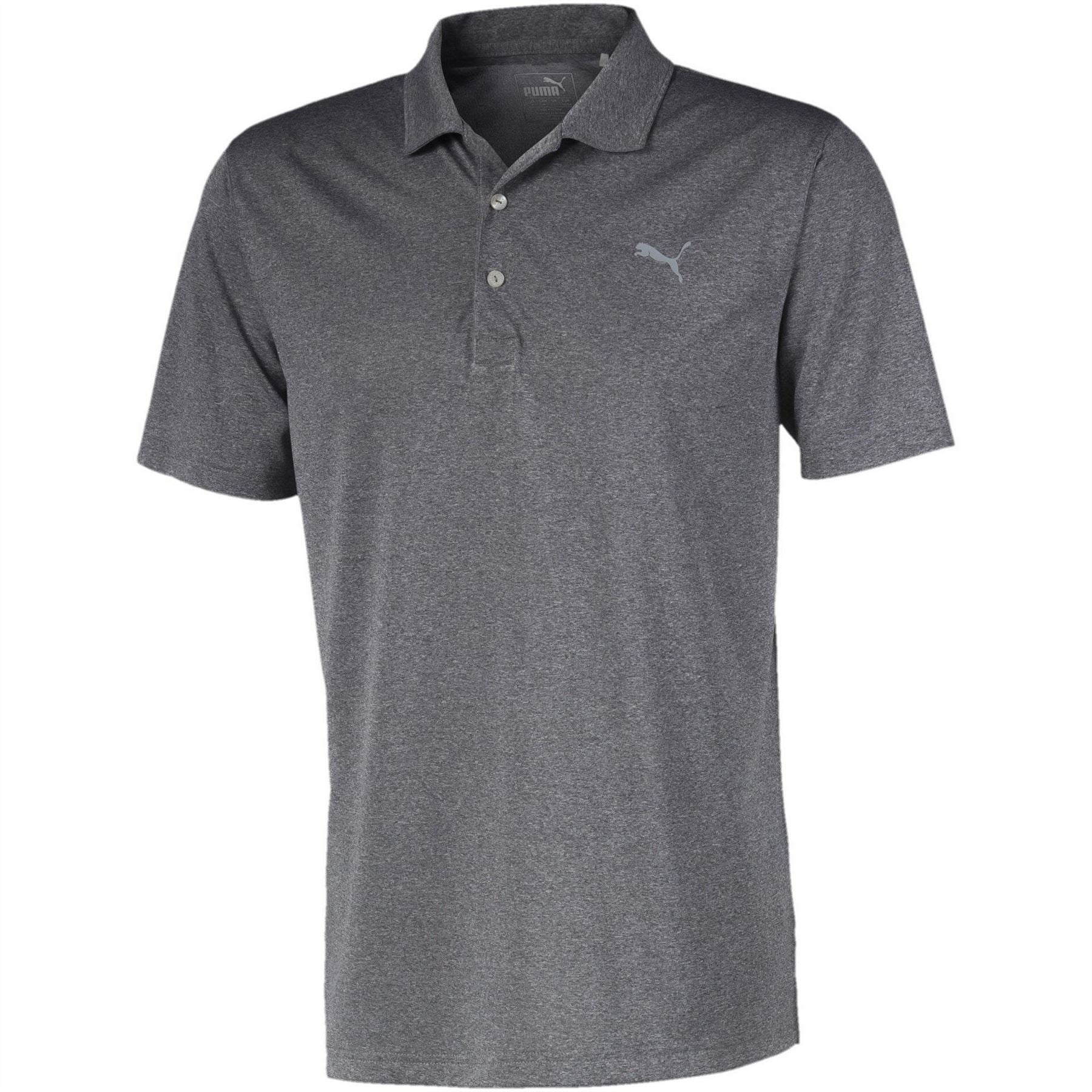 Puma Mens Performance Heather Polo Shirt