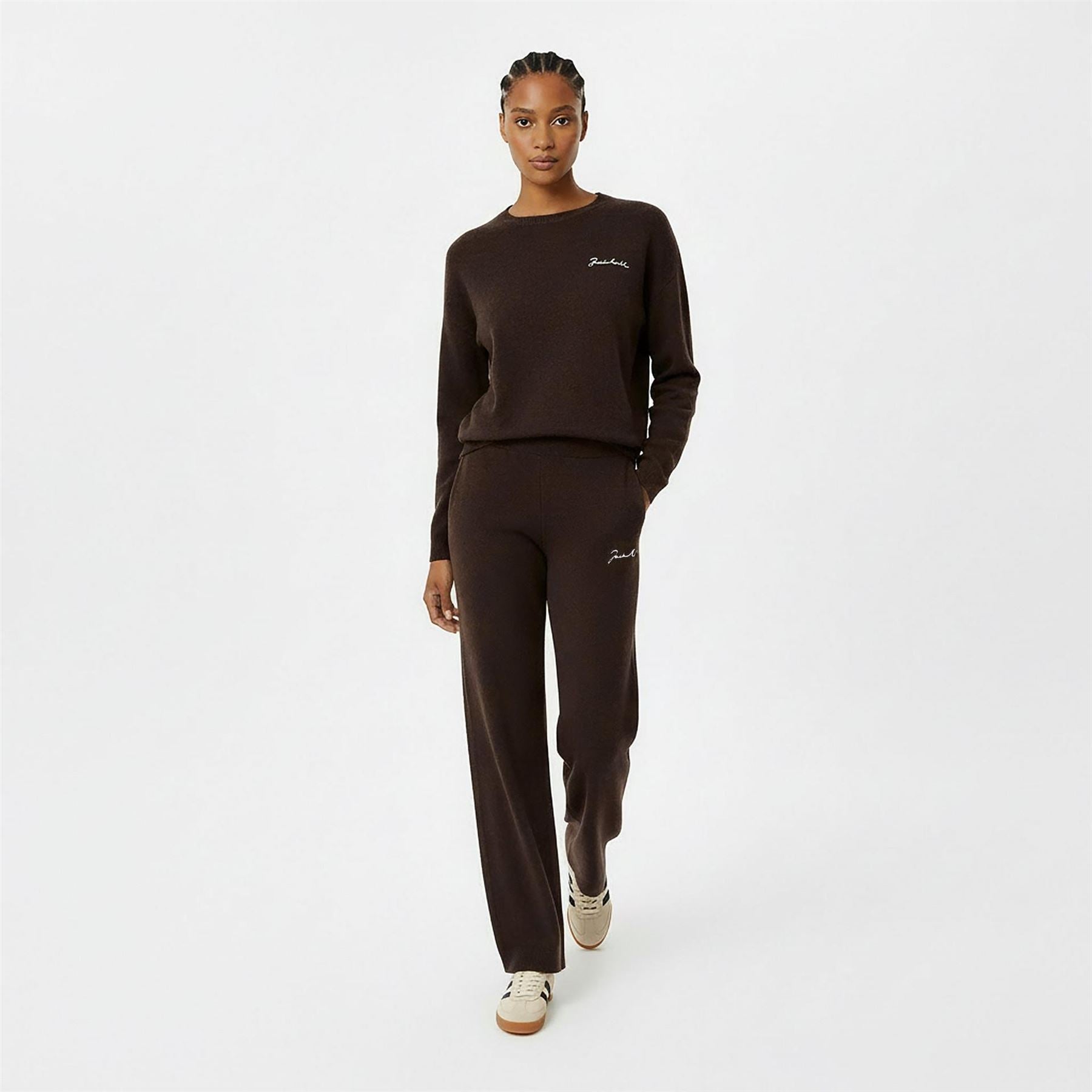 Jack Wills Wide Leg Knitted Trousers