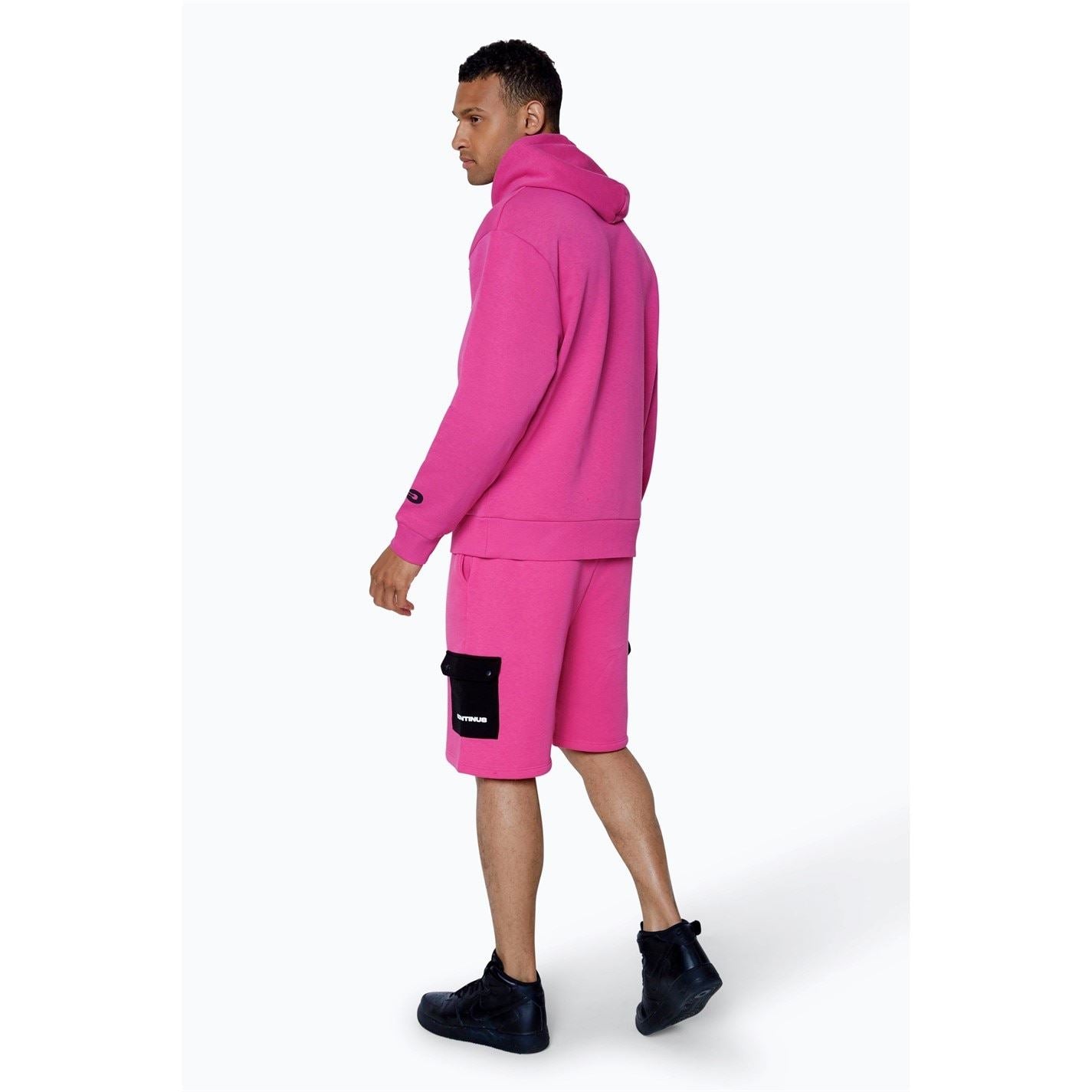 Hype Hooded Cargo Pocket Sweatshirt