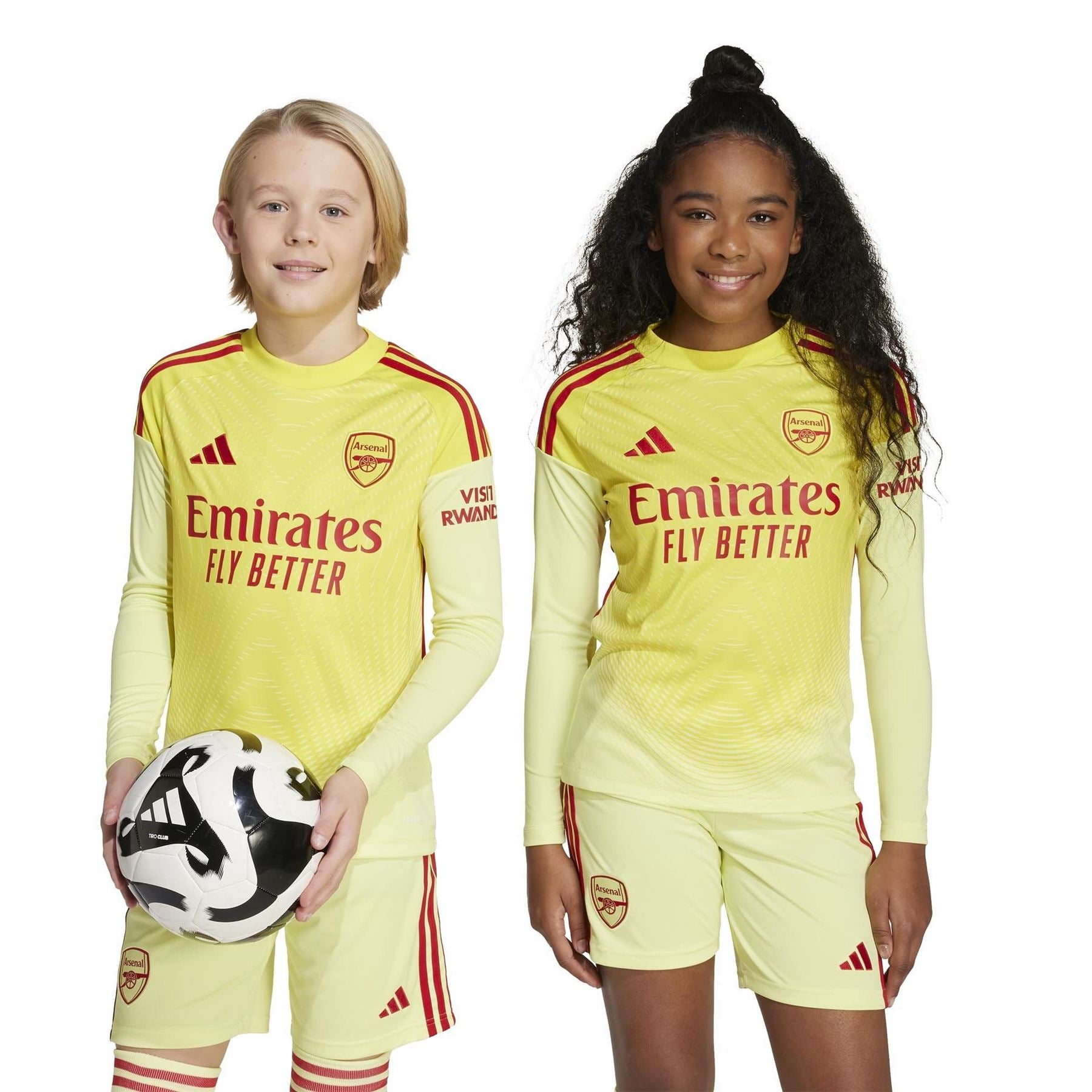 adidas Manchester United Long Sleeve Goalkeeper Shirt 2025 2026 Juniors