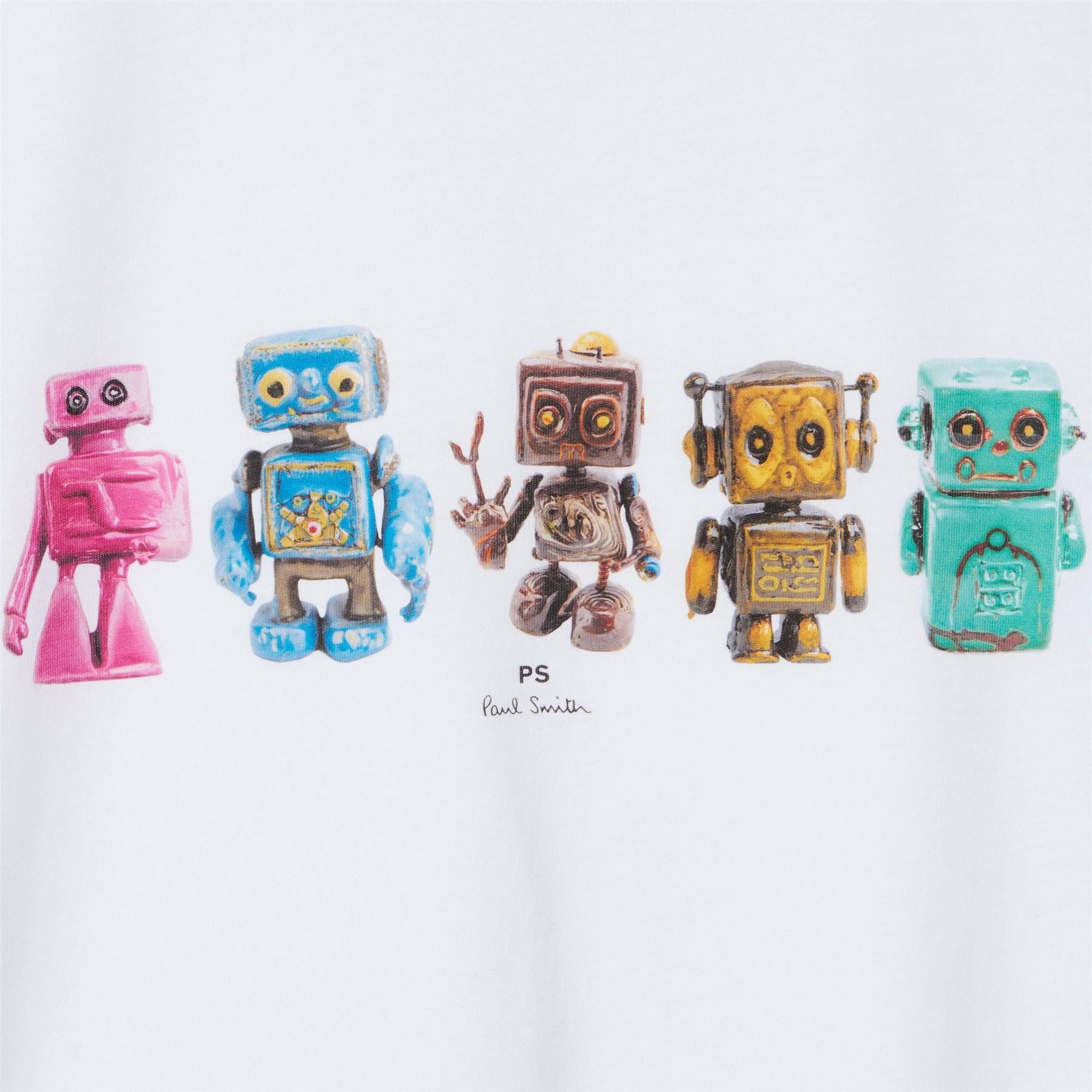 PS Paul Smith Robot Graphic Print T Shirt