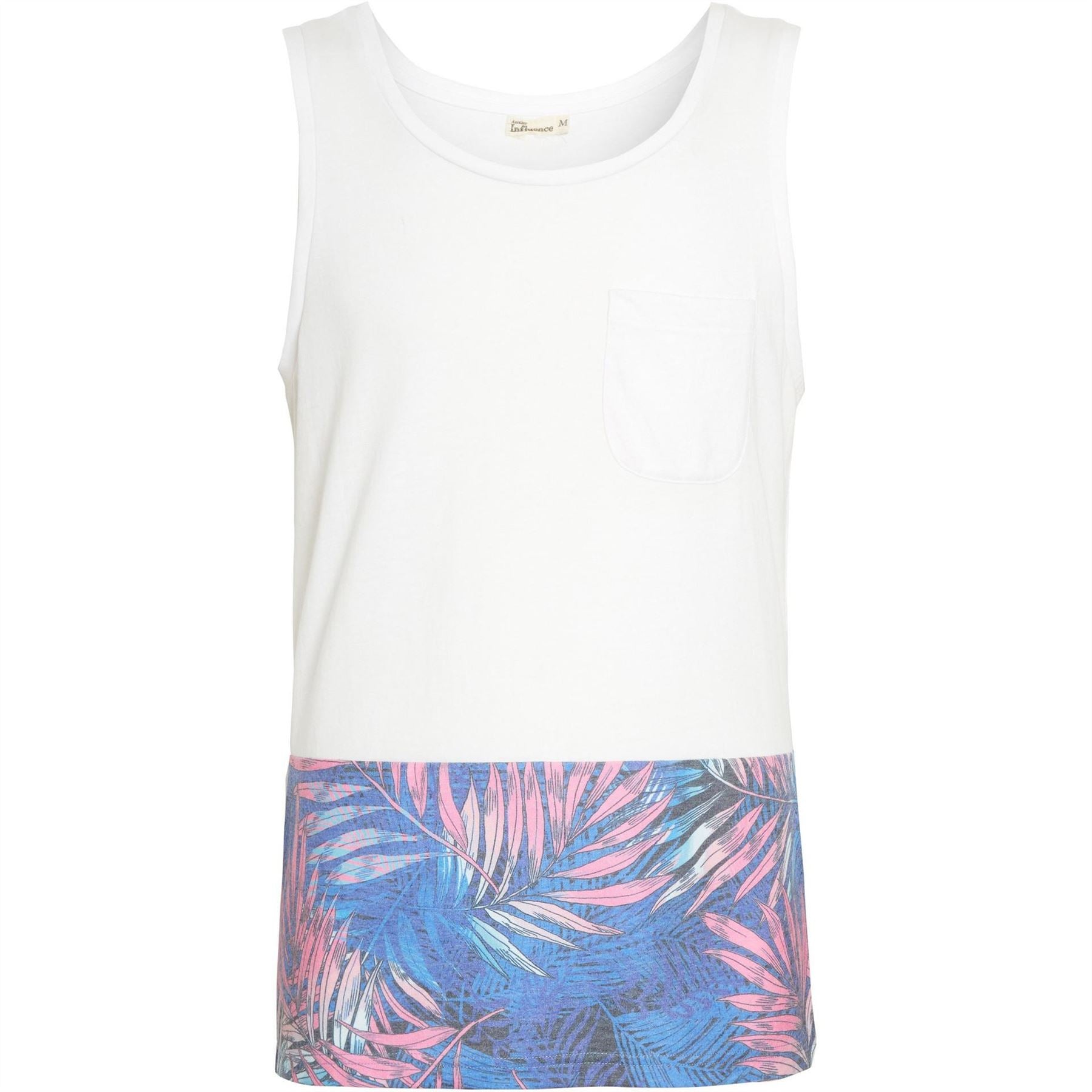 Another Influence Print Panel Regular Fit Tank