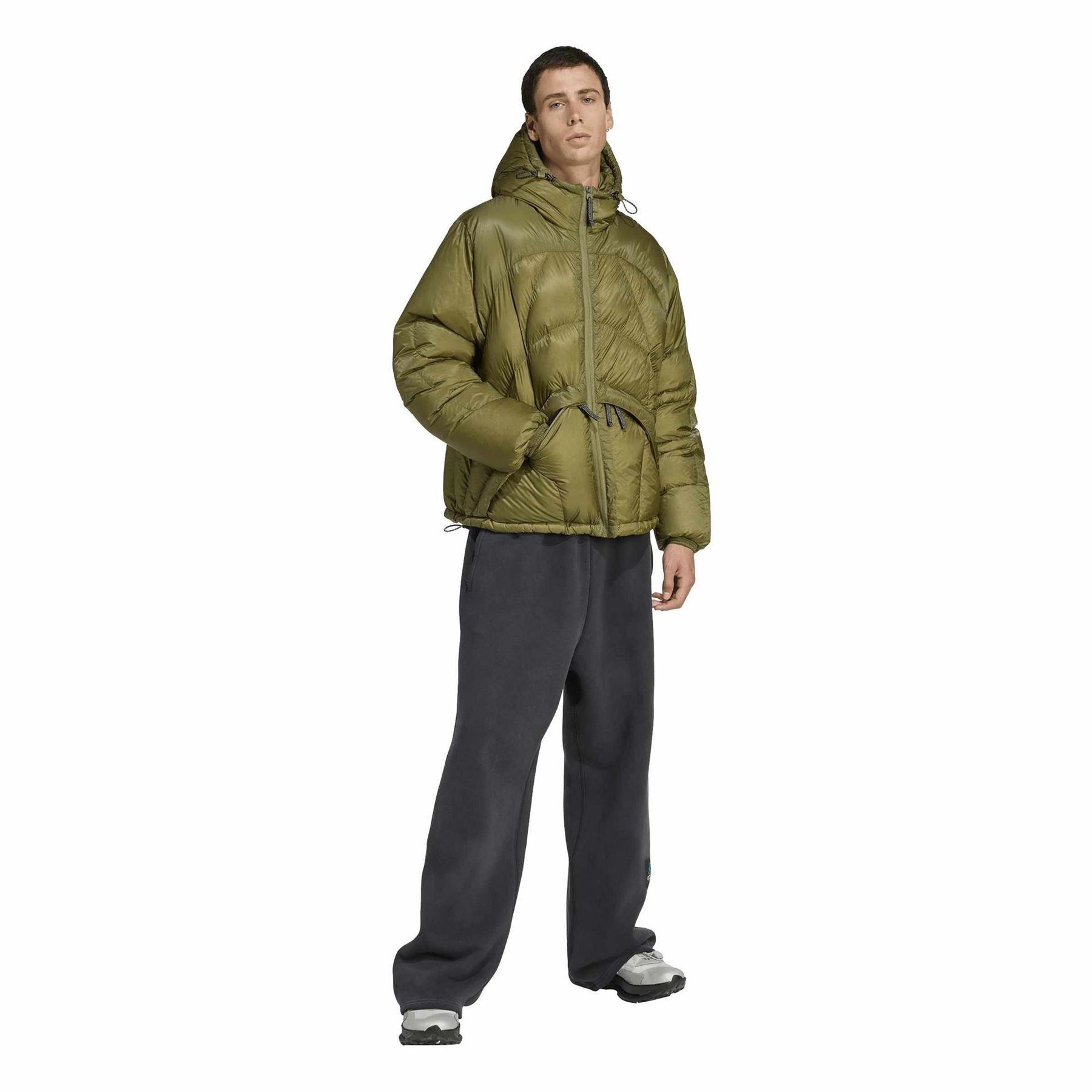 adidas Eqt Full Zip Hooded Short Puffer Jacket