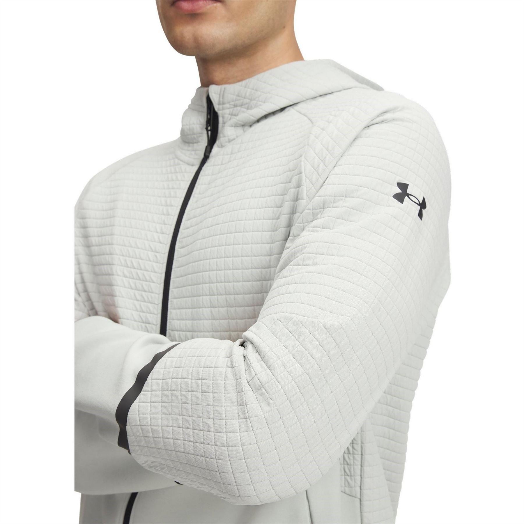 Under Armour Unstoppable Hooded Full Zipper Textured Zipped Pocket Jacket