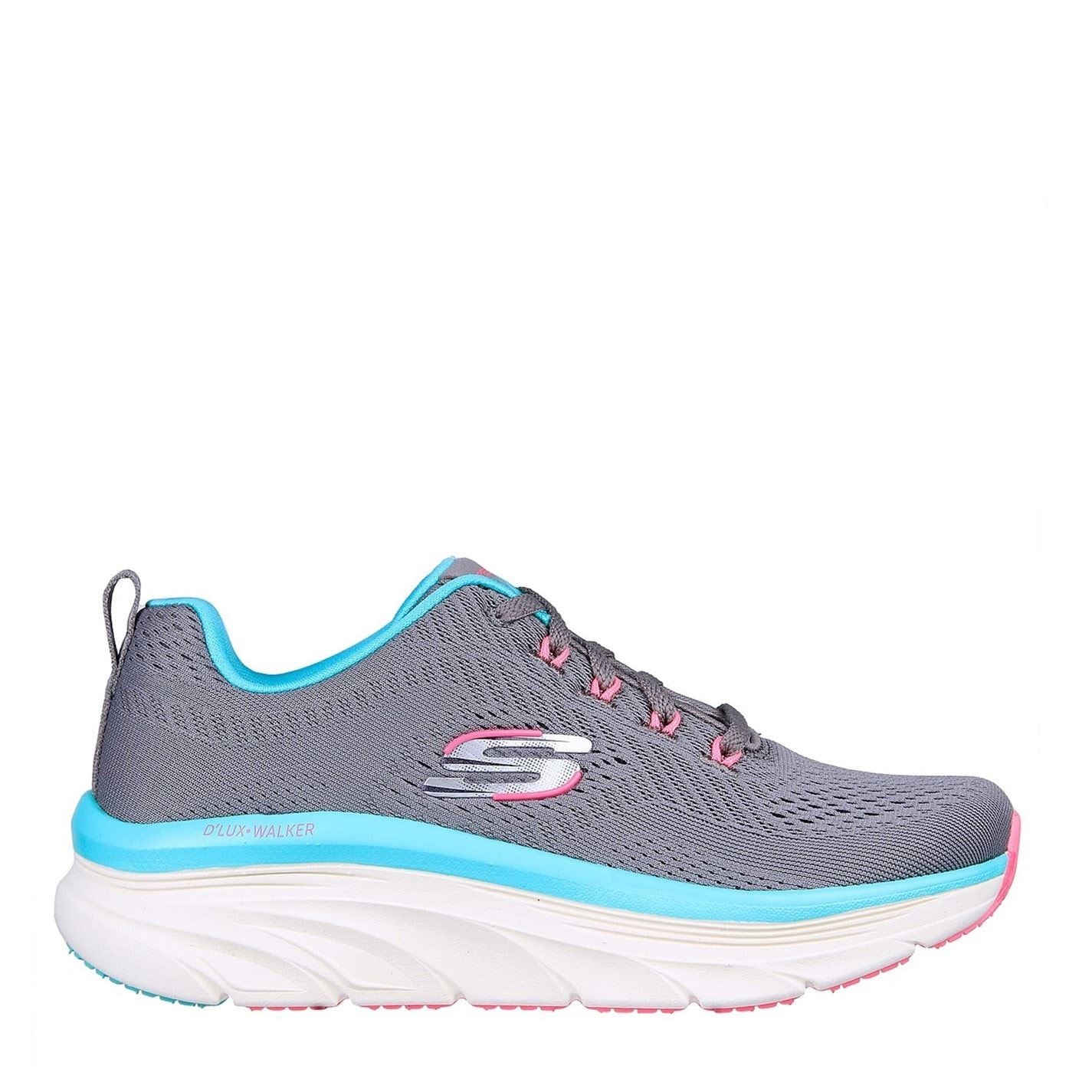 Skechers Womens Dlux Walker   Fresh Finesse Trainers