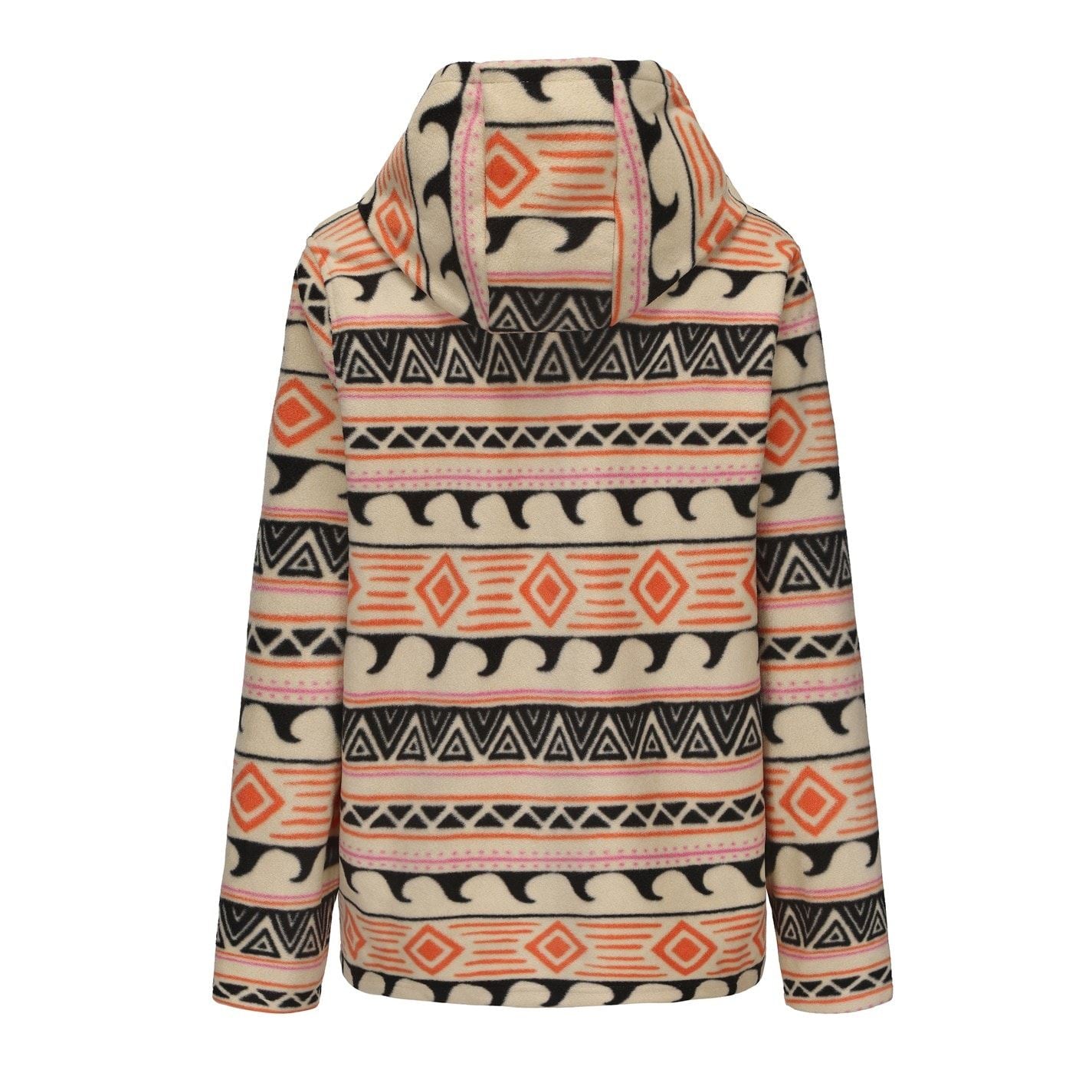 Gelert Womens Quarter Zip Hooded Fleece Top