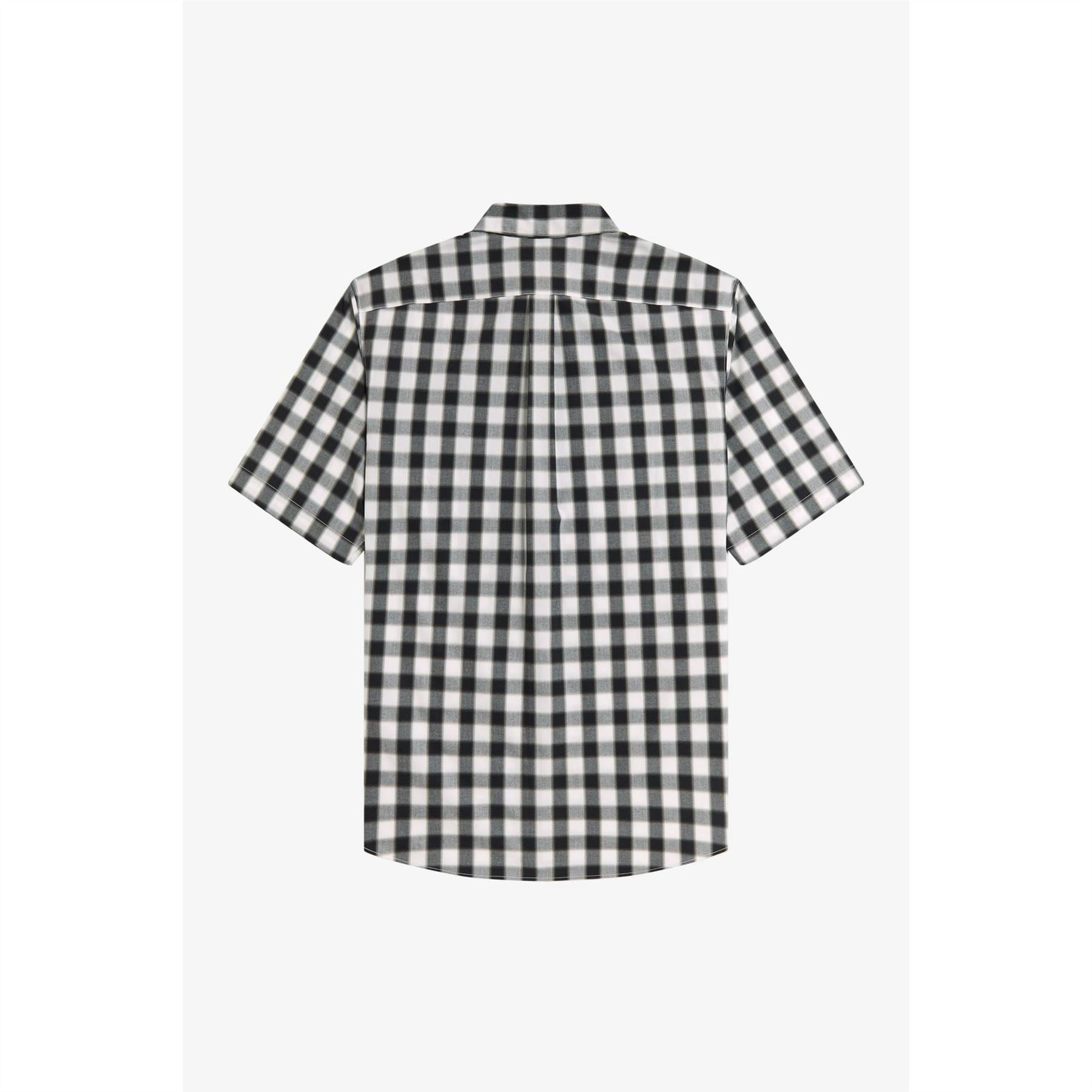 Fred Perry Patterned Short Sleeve Shirt