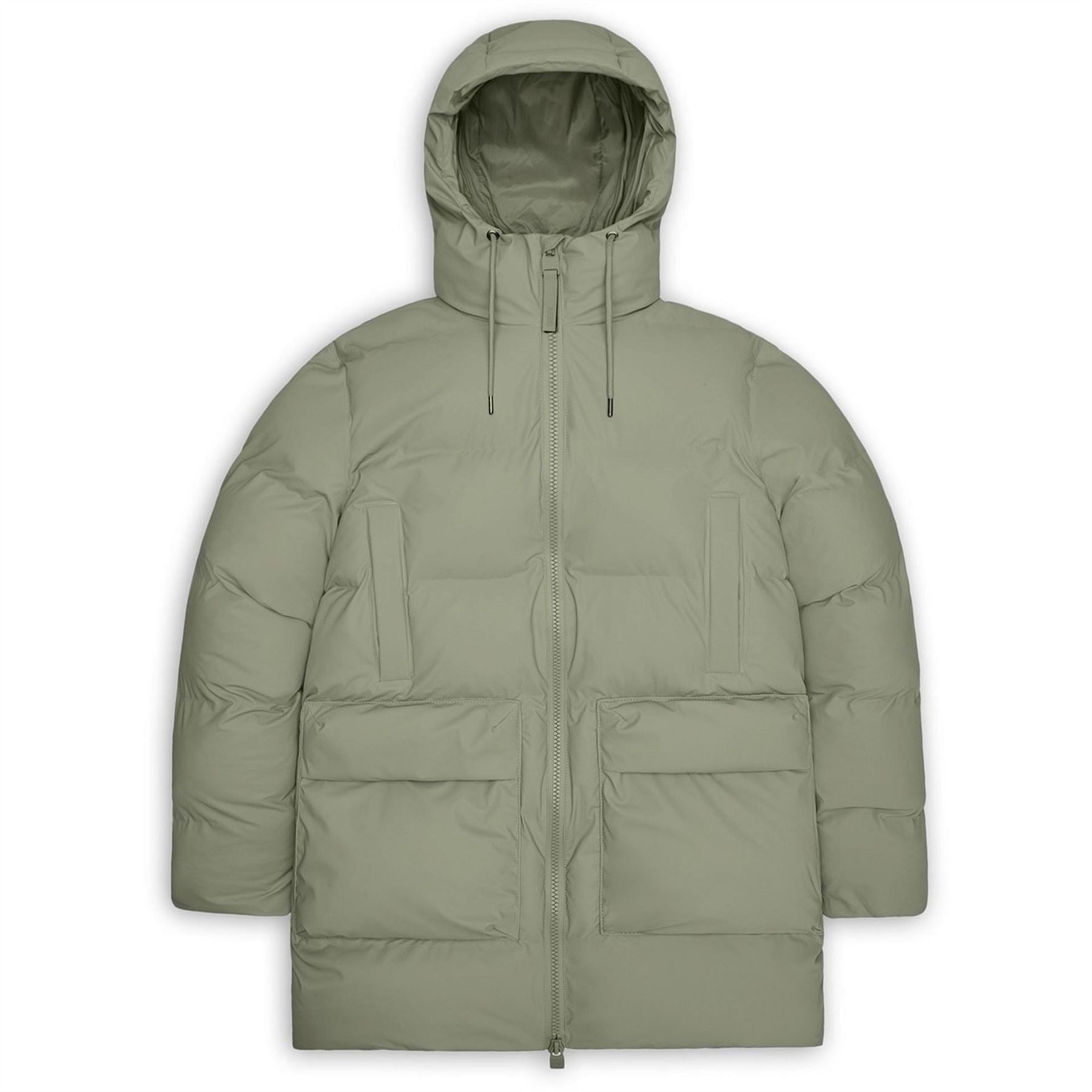 Rains Long Puffer Cargo Jacket