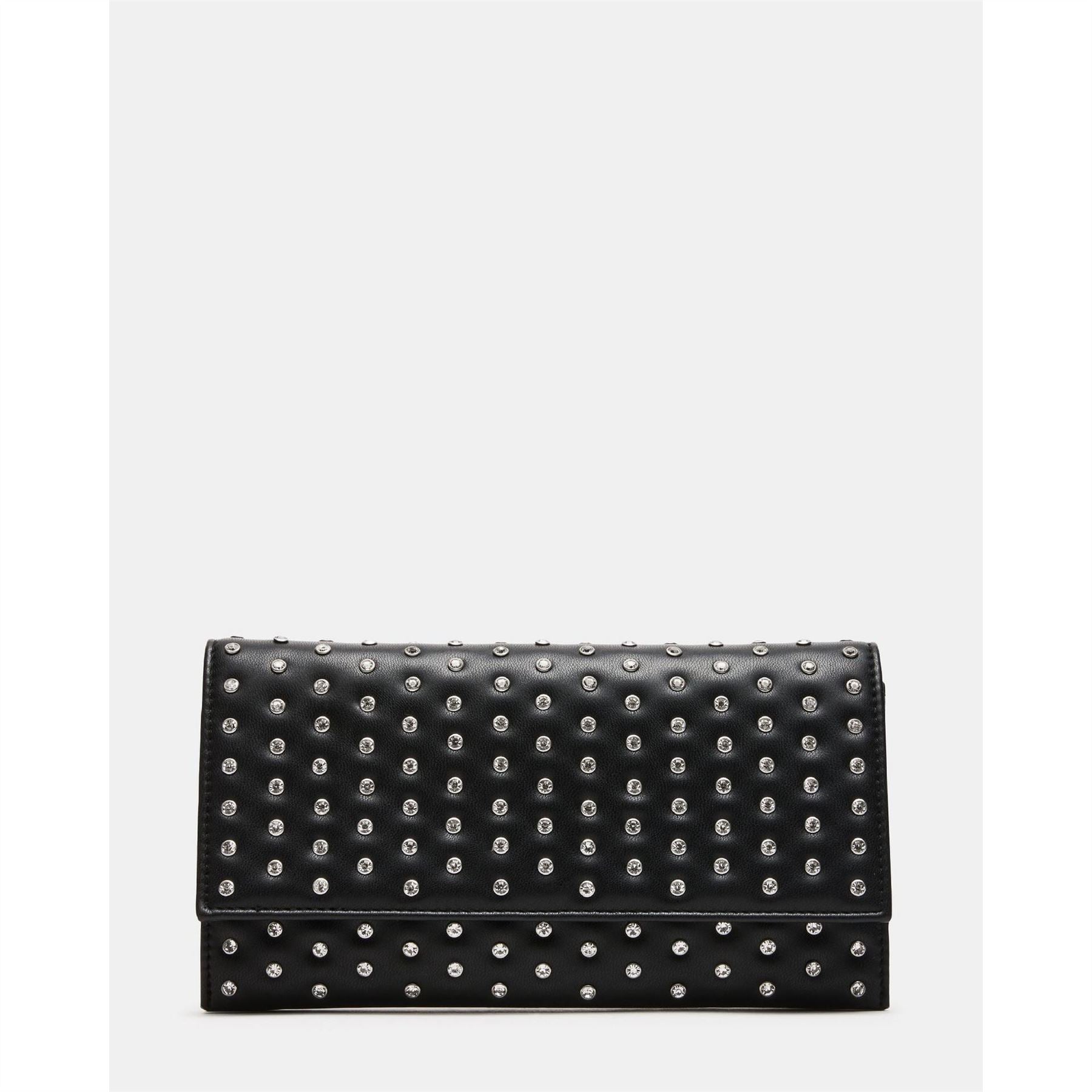 Steve Madden Novelty Patterned Rectangle Clutch with Chain