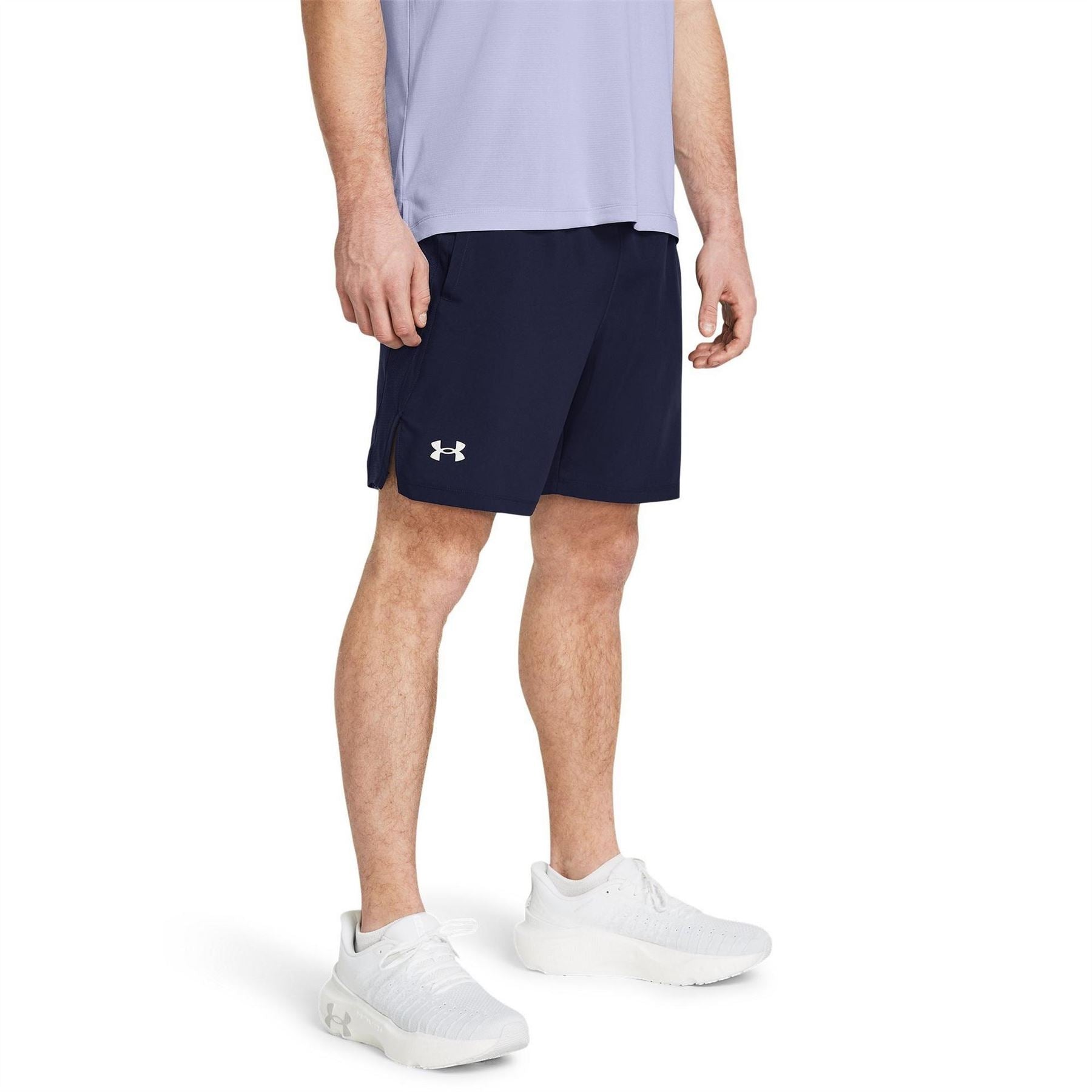 Under Armour Mens Armour Ua Launch 2 In 1 7 Shorts