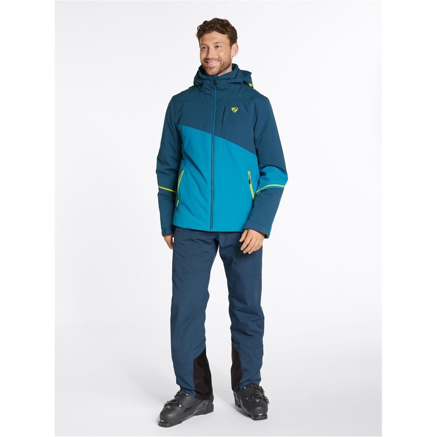 Ziener Timpa Hooded Relaxed Fit Long Sleeve Jacket