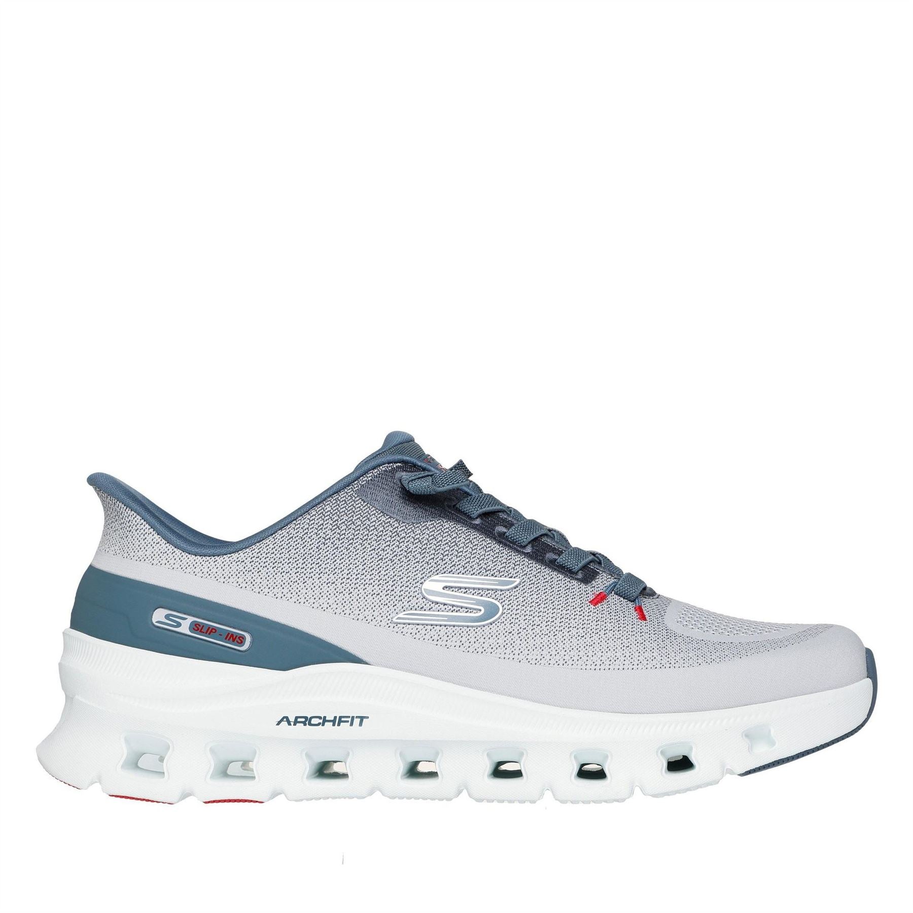 Skechers Mens Fit Glide Step Pro Slip On Trainers