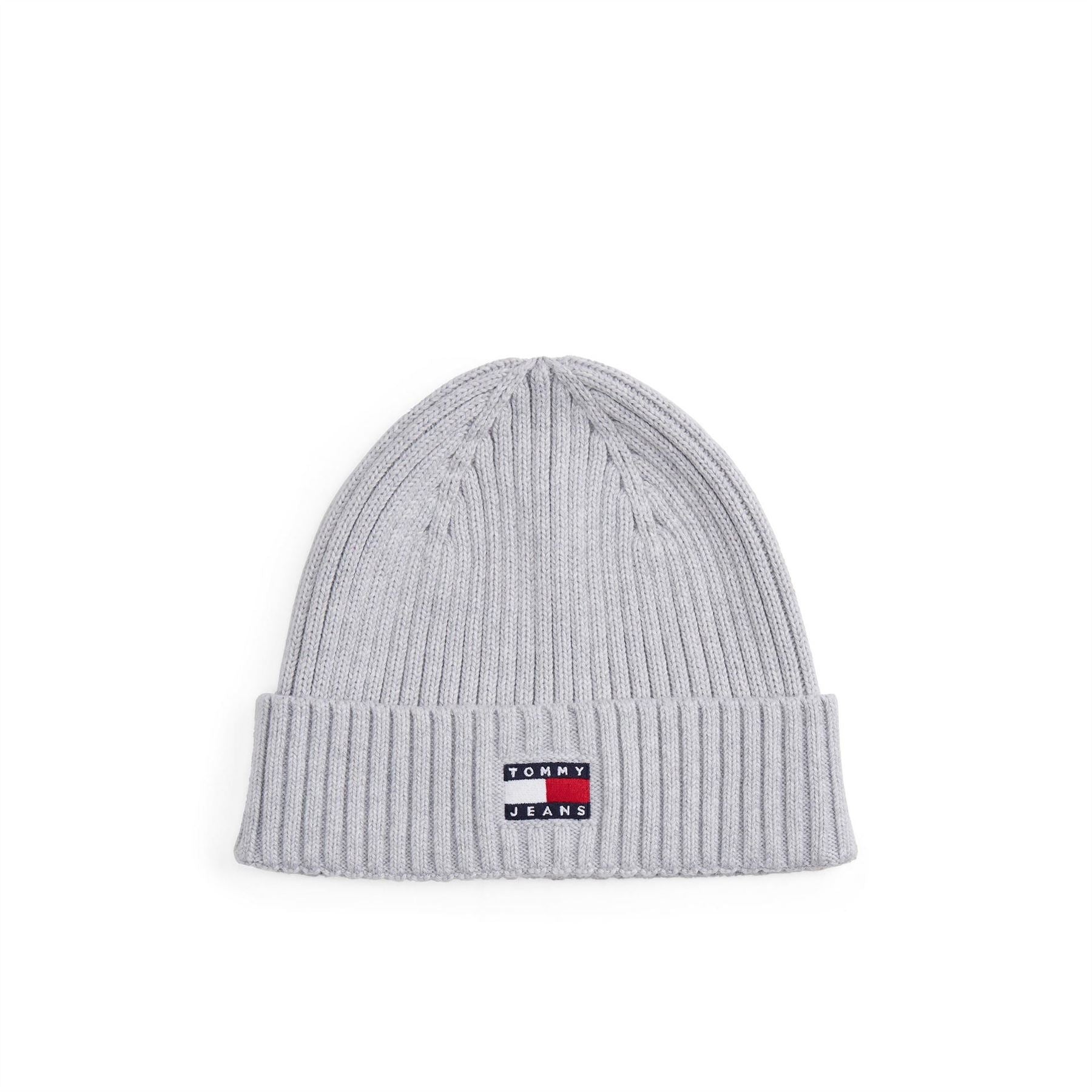 Tommy Jeans Flag Ribbed Knit Beanie