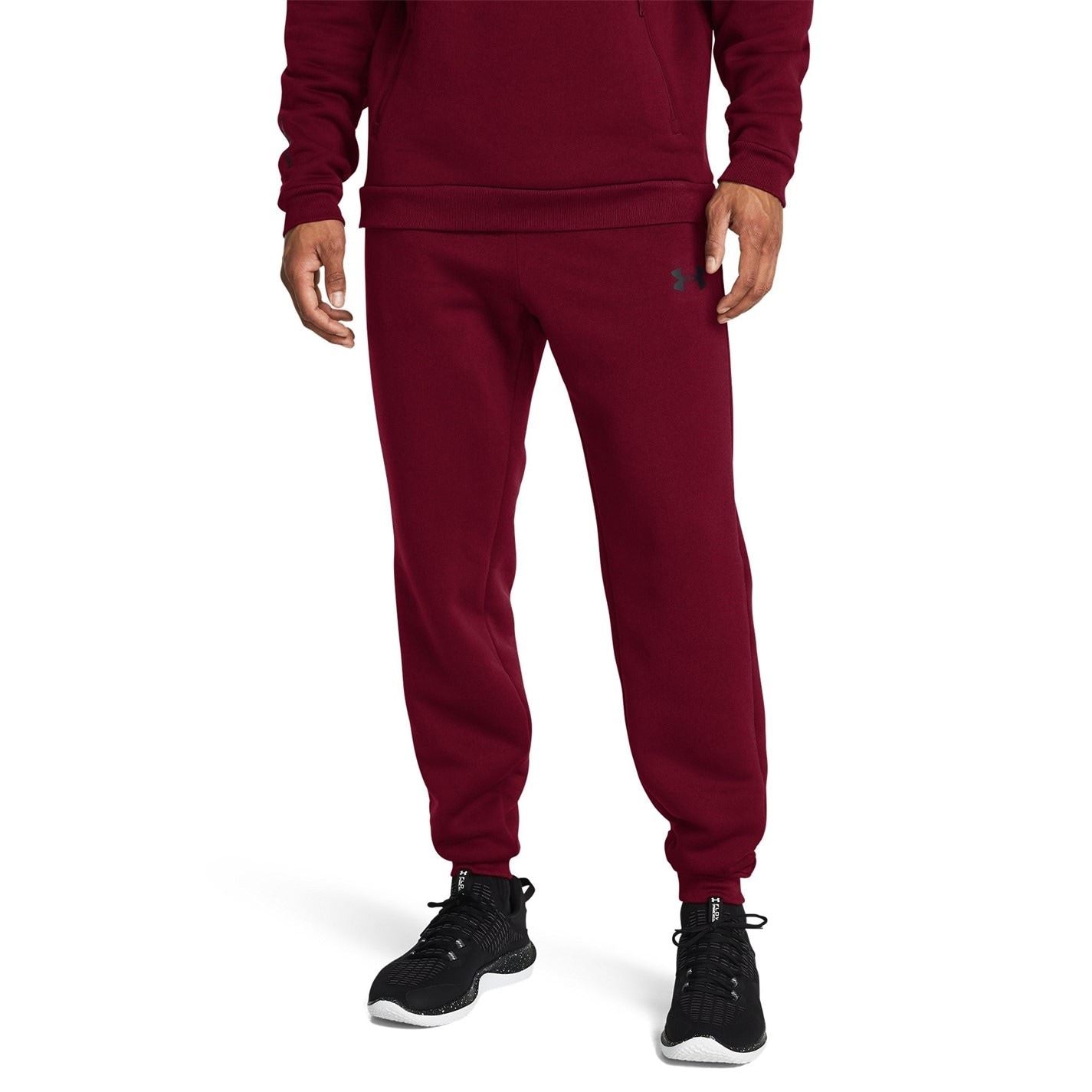 Under Armour Solid Patterned Fleece Pro Joggers