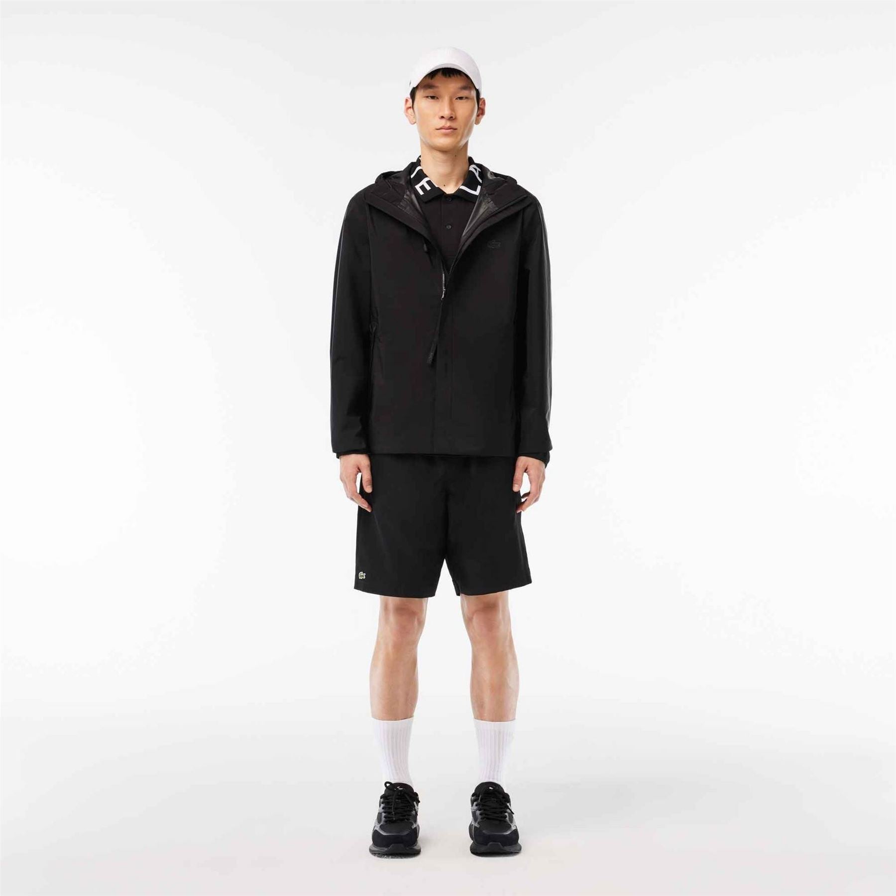 Lacoste Flat Heel Textured Trainers